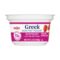 Meijer Greek Nonfat Yogurt Raspberry