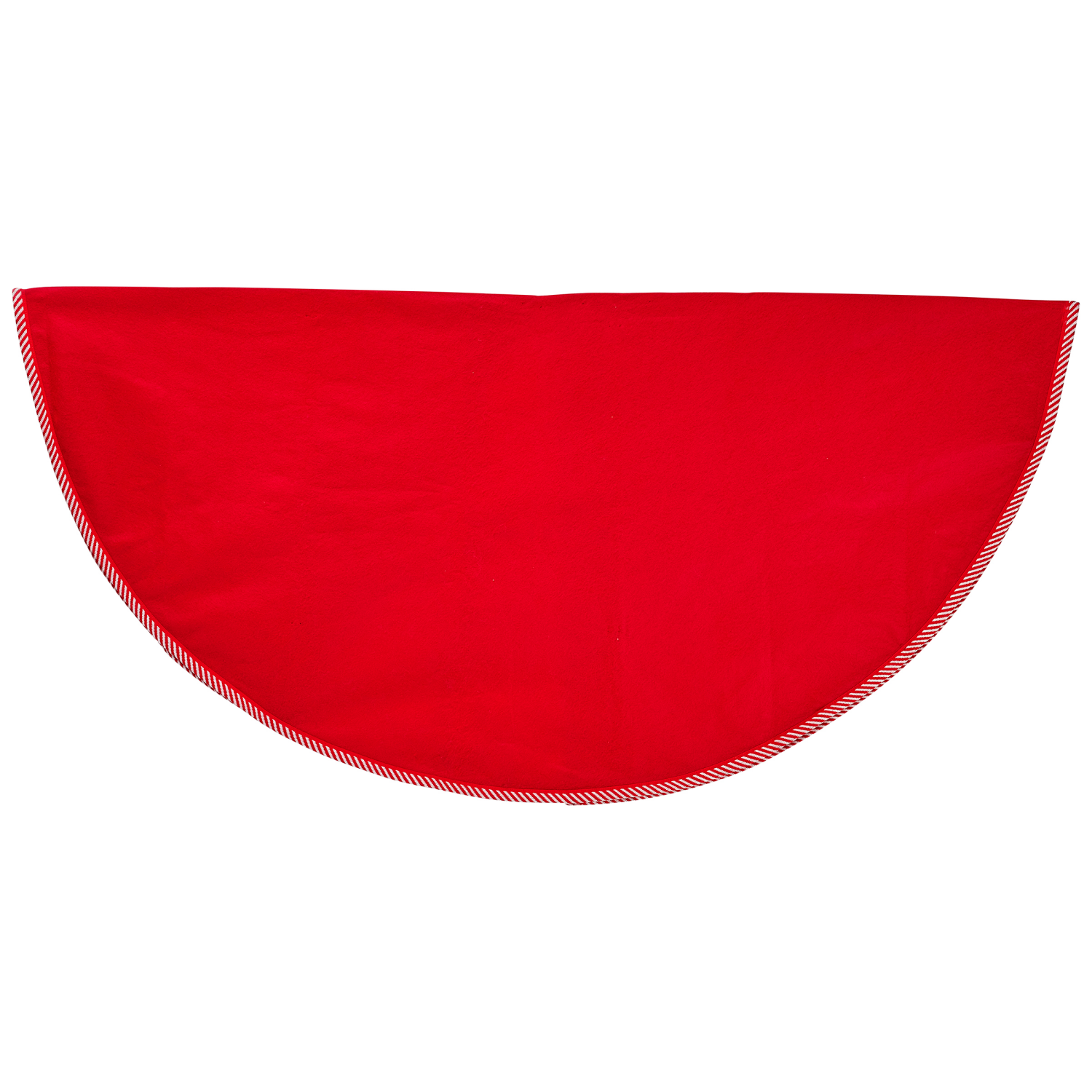 slide 5 of 5, December Home Tree Skirt With Candy Stripe, Assorted Styles- 48 in, 48 in