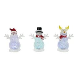 December Home Light Up Santa, Reindeer, Snowman Decor Assorted