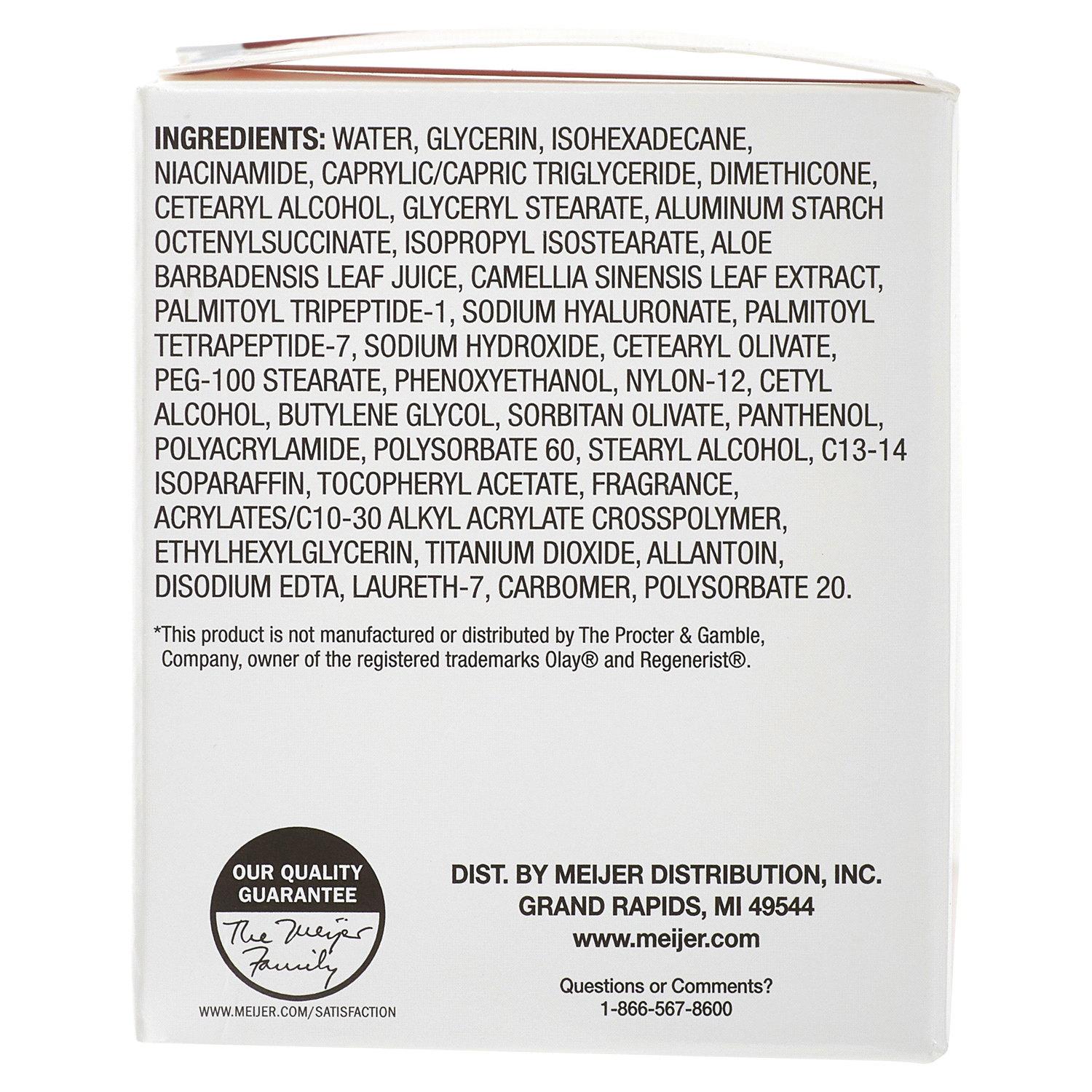 slide 3 of 5, Meijer Regenerating Contouring Cream, 1.7 oz