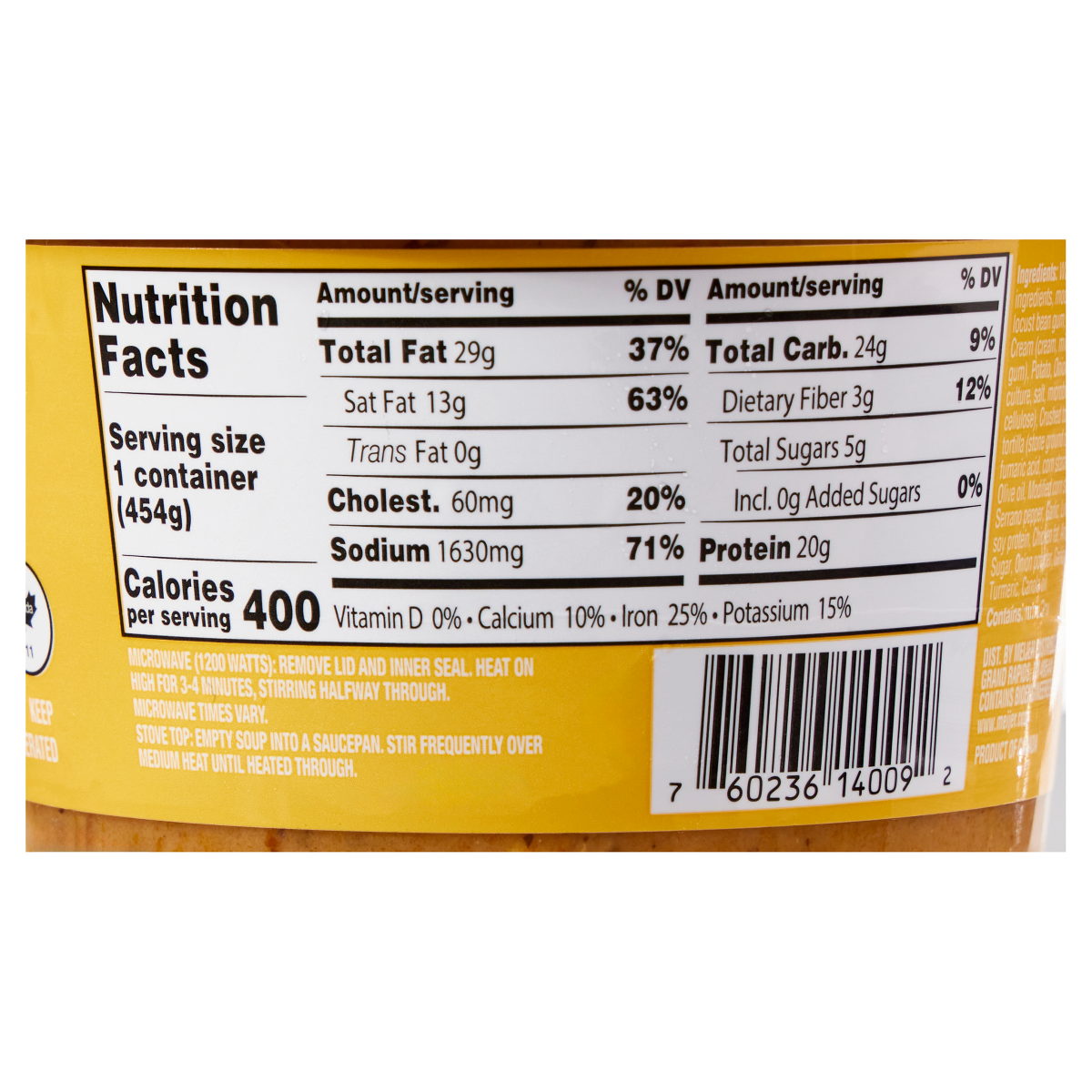 slide 2 of 3, Crafted Market Soup Mexican Street Corn, 16 oz