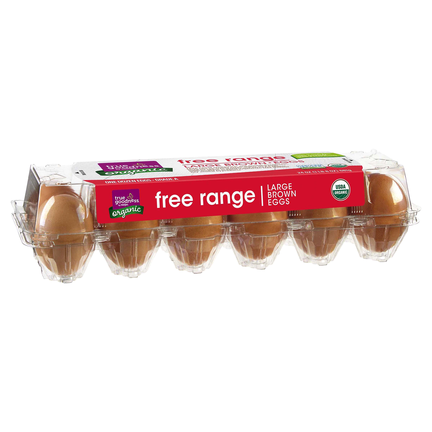 slide 4 of 5, True Goodness Organic Free Range Eggs Dozen - 12 ct, 12 ct