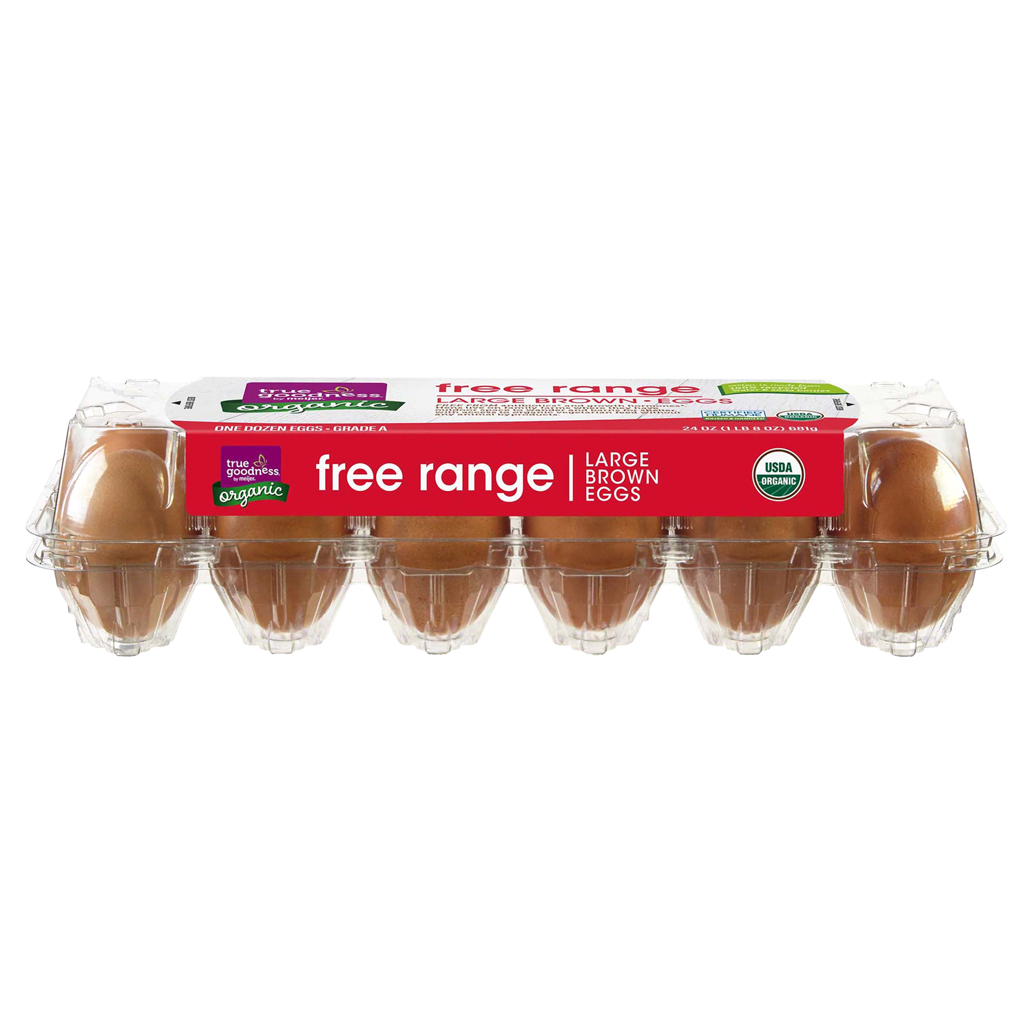 slide 1 of 5, True Goodness Organic Free Range Eggs Dozen - 12 ct, 12 ct