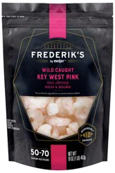 FREDERIKS BY MEIJER Key West Pink Shrimp, Peeled & Deveined, 16 Oz, 50/70 Ct