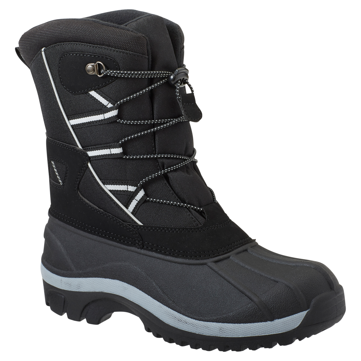slide 1 of 6, Falls Creek Men's Baltic Boot, Black, Size 9, 1 ct