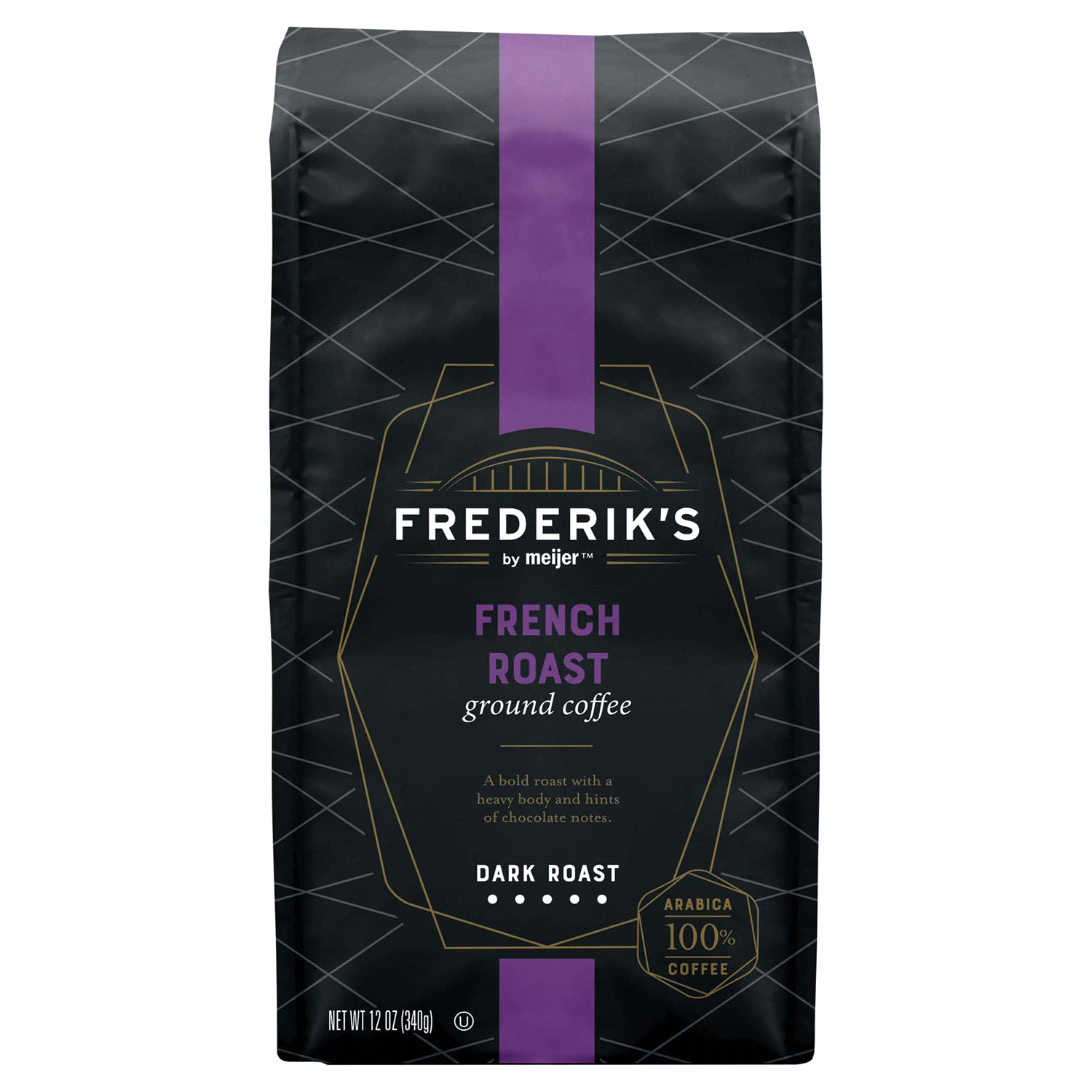 slide 1 of 3, FREDERIKS BY MEIJER Frederik’s by Meijer French Roast Ground Coffee - 12 oz, 12 oz