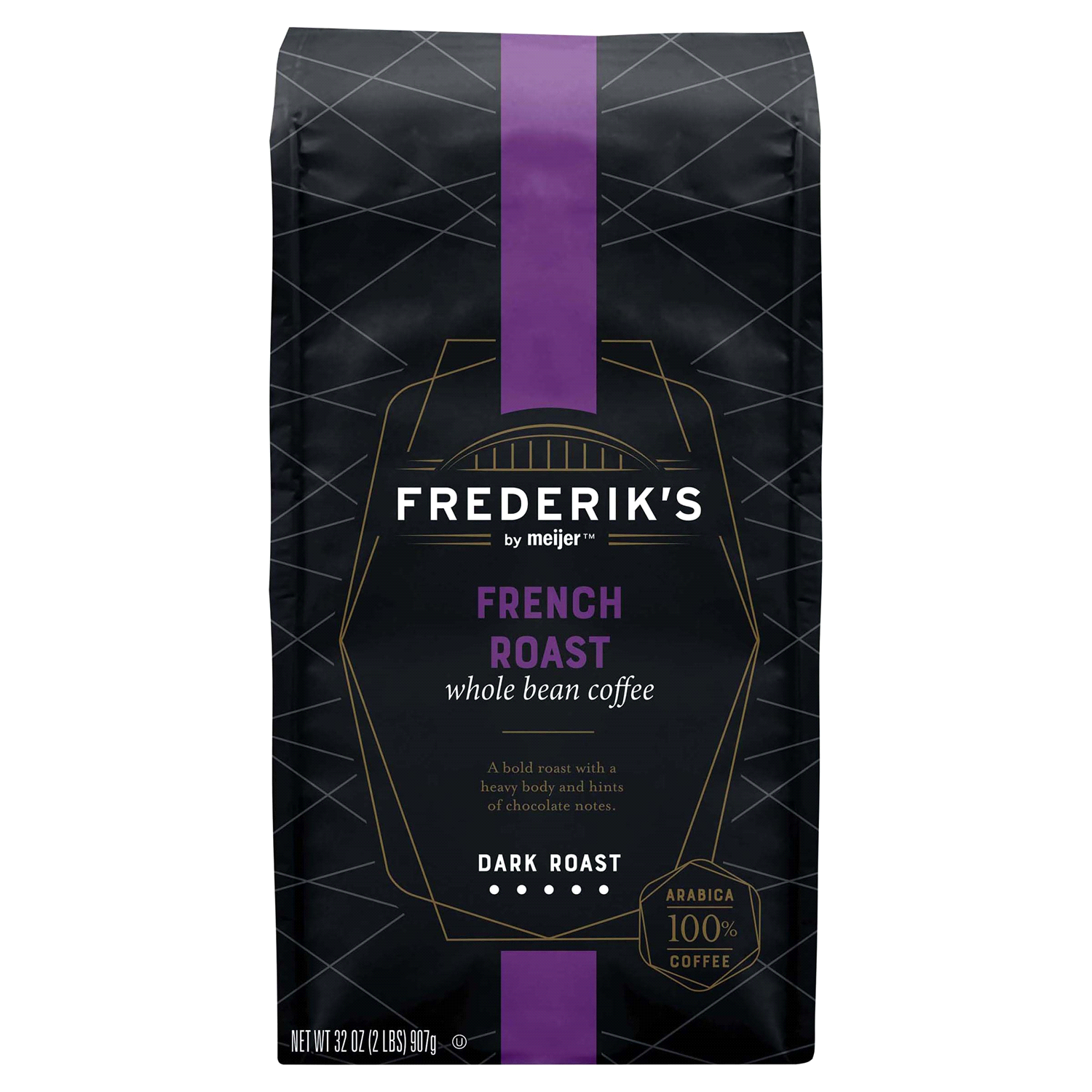 slide 1 of 3, FREDERIKS BY MEIJER Frederik’s by Meijer French Roast Whole Bean Coffee- 32 oz, 32 oz