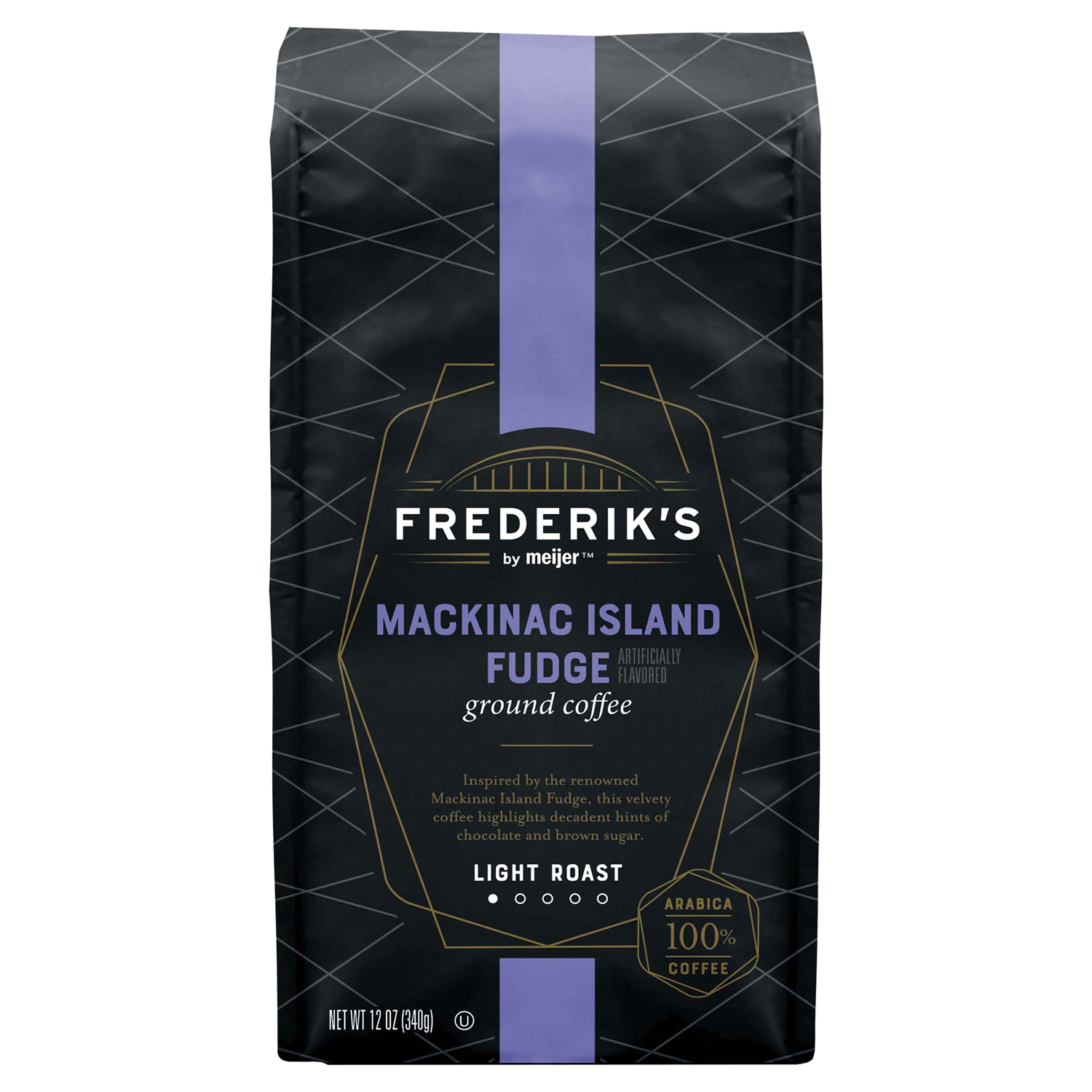 slide 1 of 3, FREDERIKS BY MEIJER Frederiks by Meijer Mackinac Island Fudge Ground Coffee, 12 oz