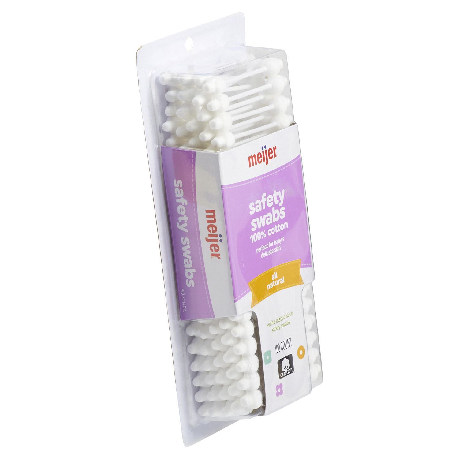 slide 4 of 5, Meijer Safety Swabs, 100 ct