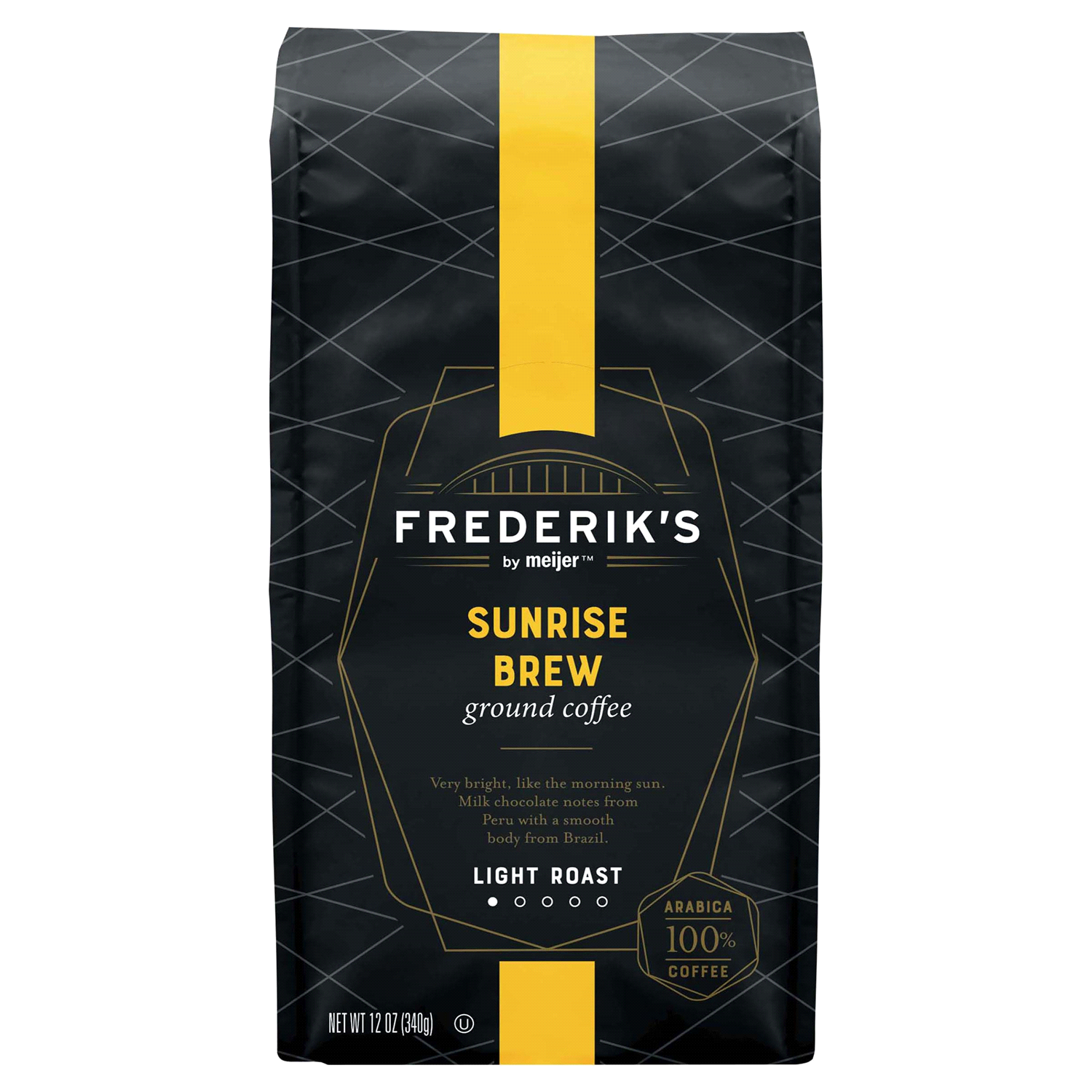 slide 1 of 3, FREDERIKS BY MEIJER Frederik’s by Meijer Sunrise Brew Ground Coffee - 12 oz, 12 oz