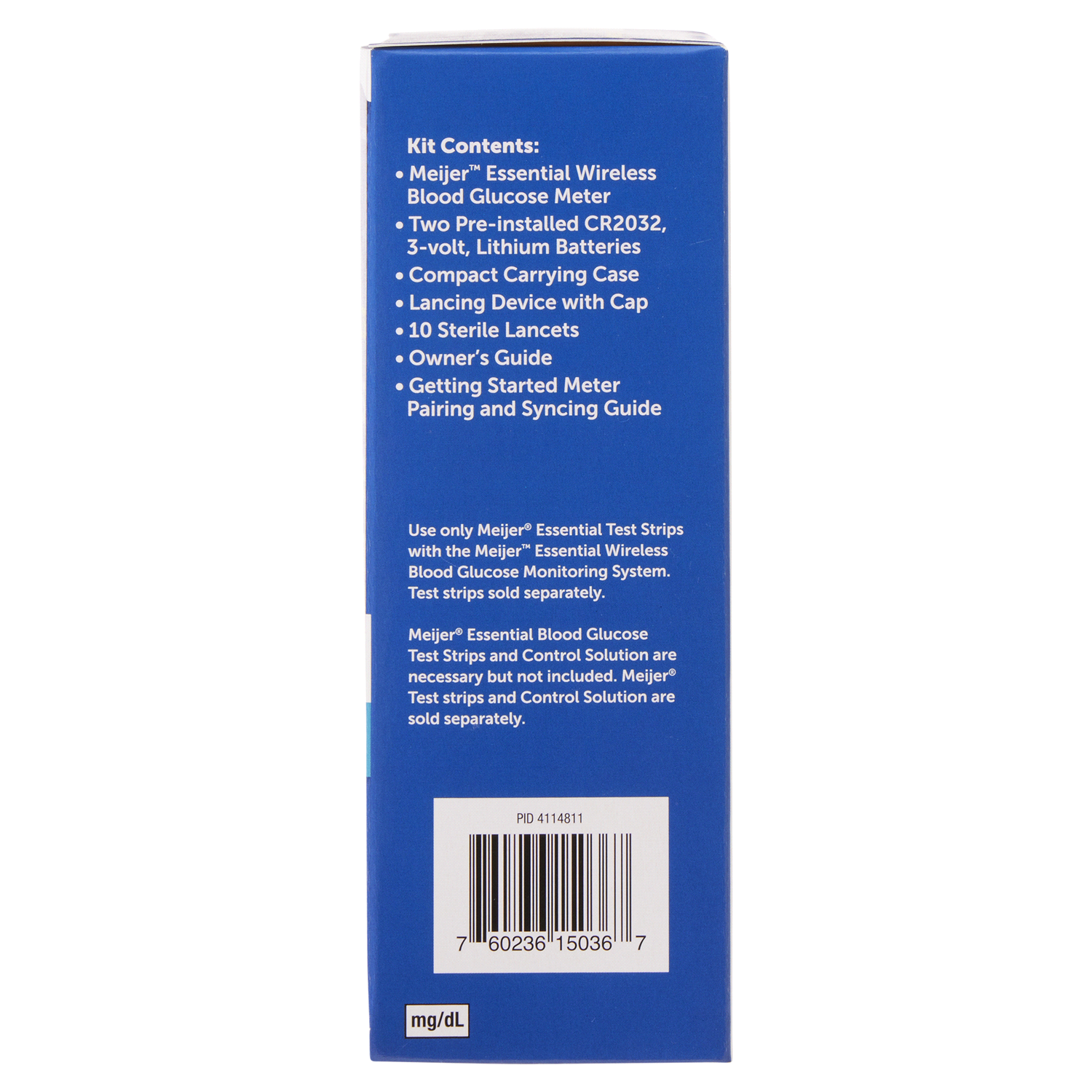 slide 2 of 5, Meijer Essential Blue Tooth Glucose Mtr 1, 1 ct