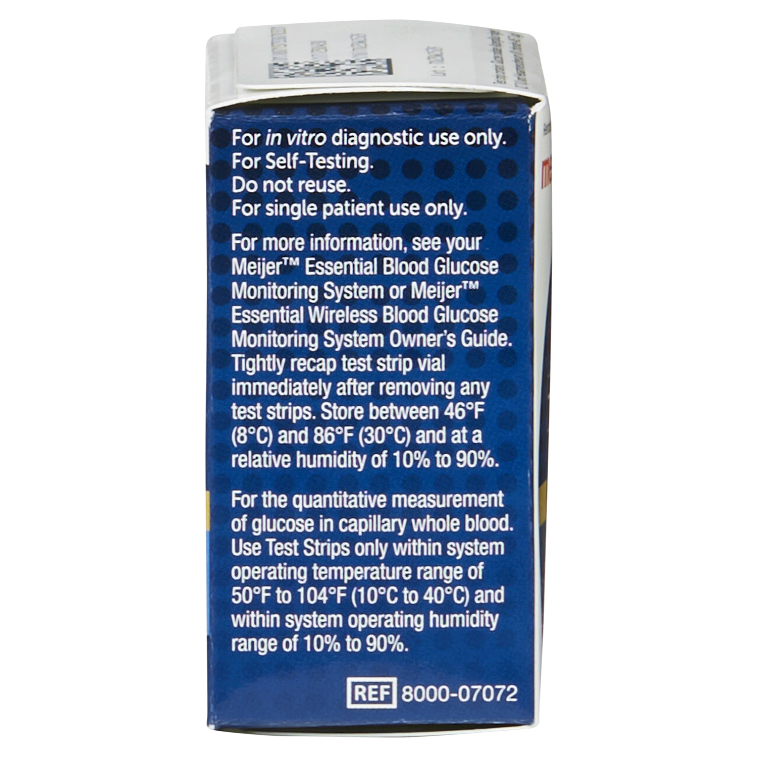 slide 2 of 5, MEIJER ESSENTIAL GLUCOSE TEST STRIPS, 50 ct