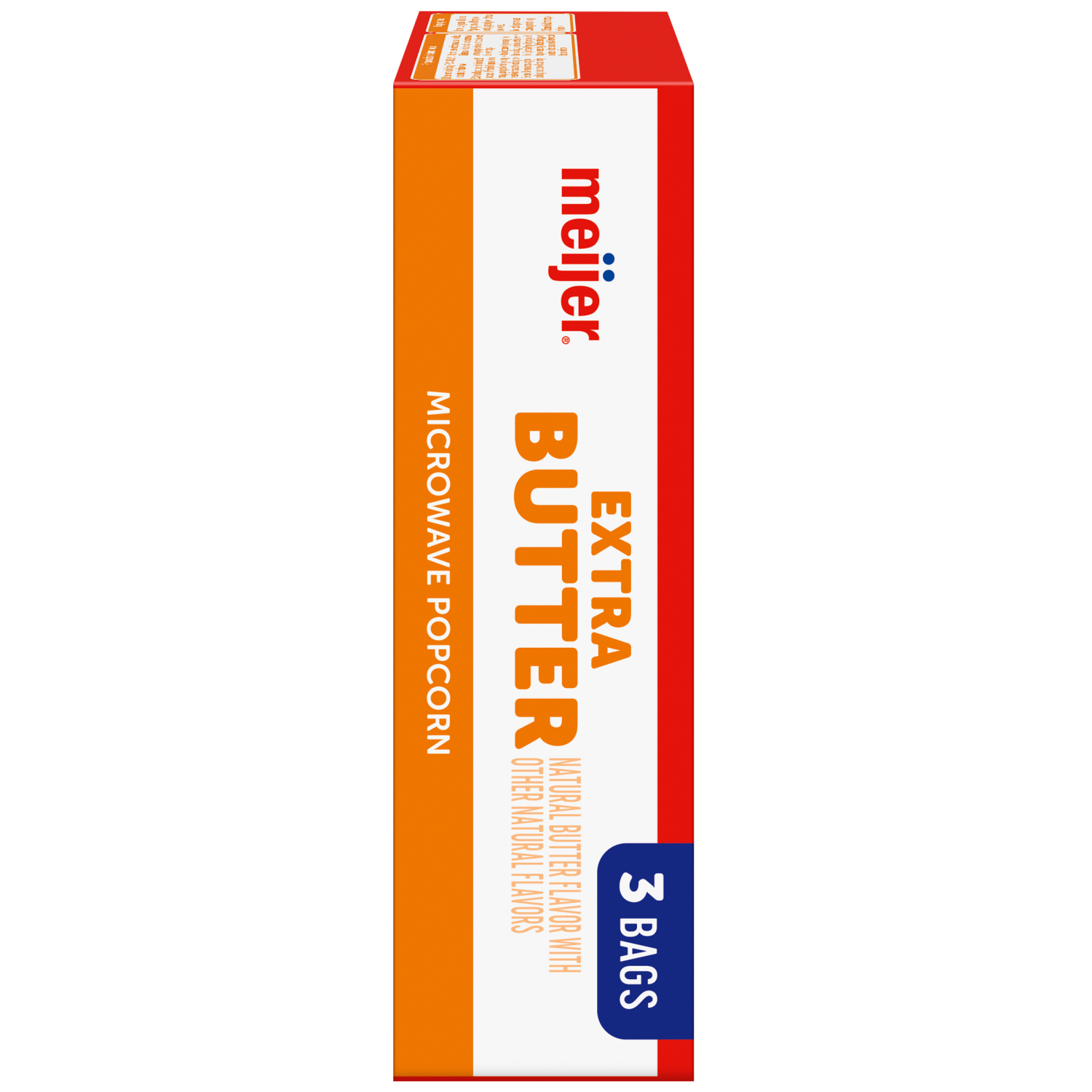 slide 2 of 5, Meijer Extra Butter Microwave Popcorn, 7.2 oz