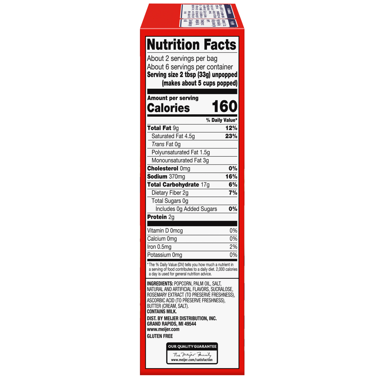 slide 3 of 5, Meijer Kettle Microwave Popcorn, 3 ct, 7.65 oz