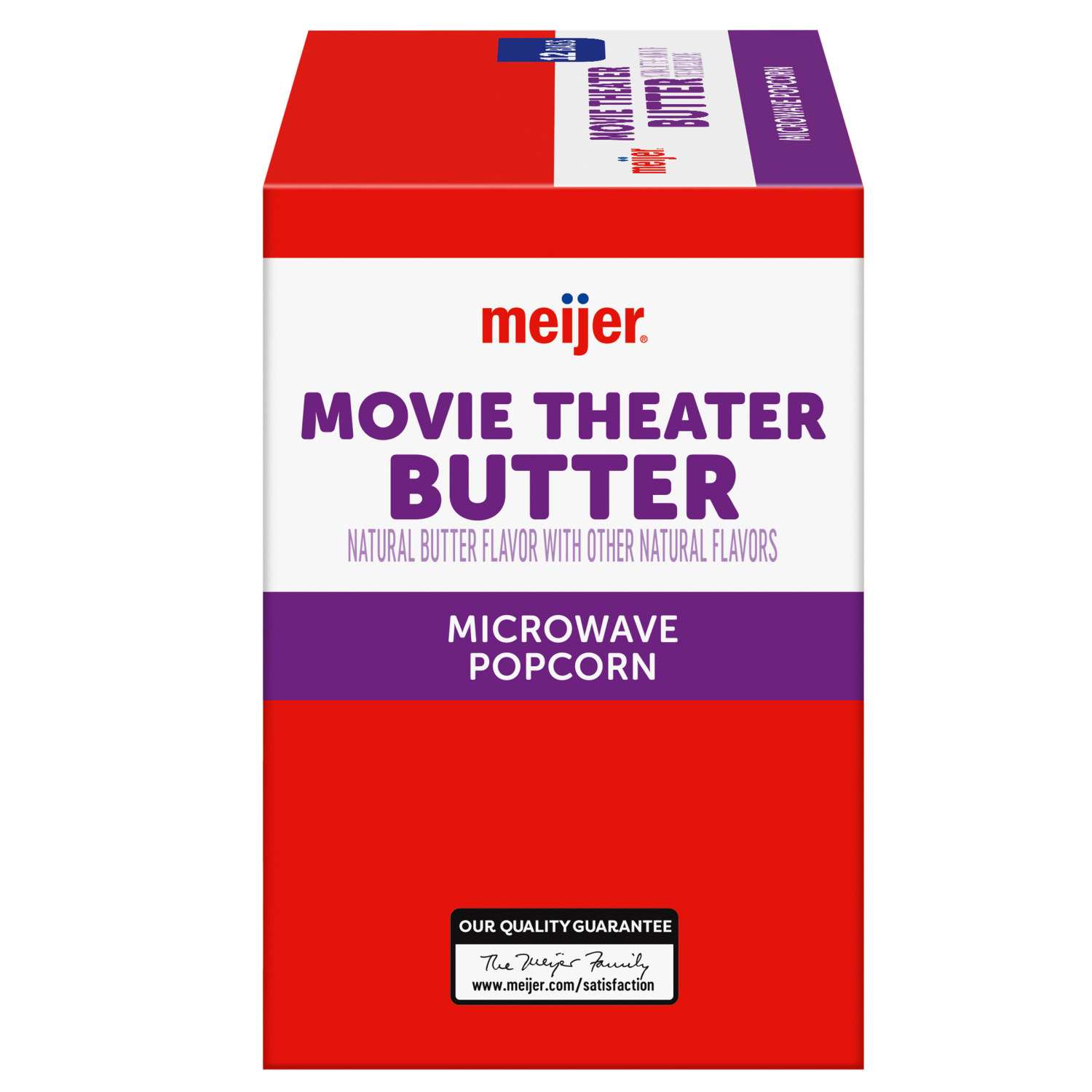 slide 2 of 5, Meijer Movie Theater Butter Microwave Popcorn, 12 ct; 30.6 oz
