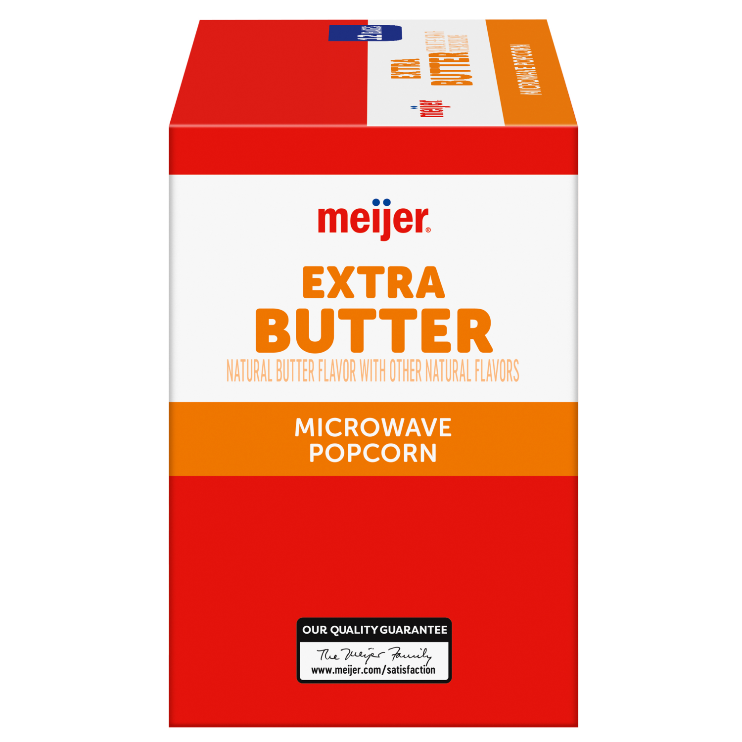 slide 2 of 5, Meijer Extra Butter Microwave Popcorn, 28.8 oz