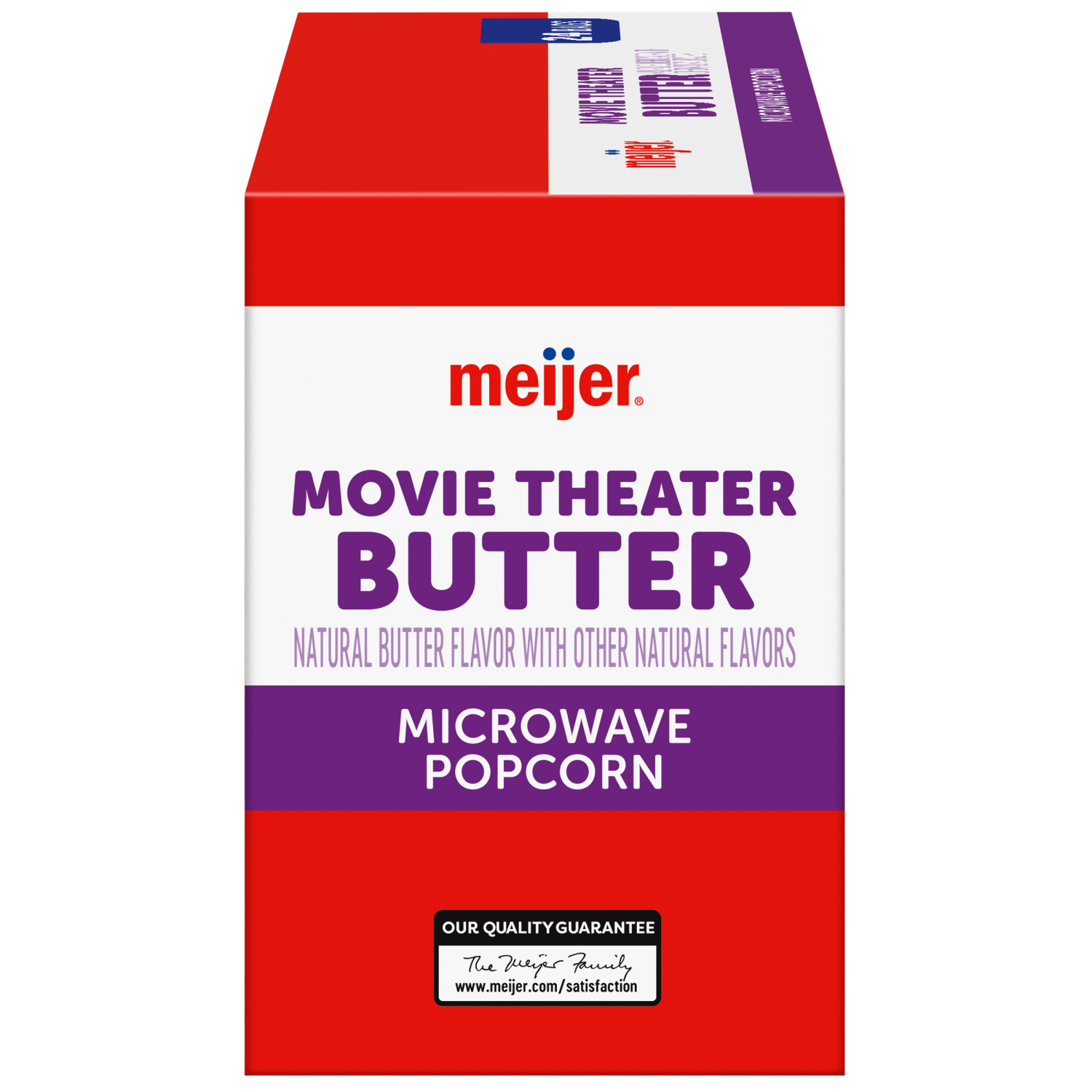 slide 2 of 5, Meijer Movie Theater Butter Microwave Popcorn., 24 ct, 61.2 oz