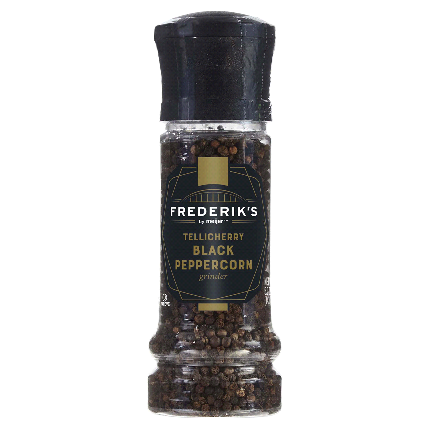 slide 1 of 3, FREDERIKS BY MEIJER Frederik’s by Meijer Tellicherry Black Peppercorn Grinder, 5 oz