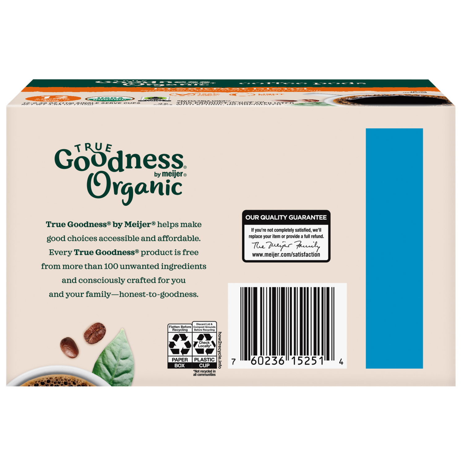 slide 3 of 8, True Goodness Org Coffee Pod Breakfast B- 12 ct, 12 ct