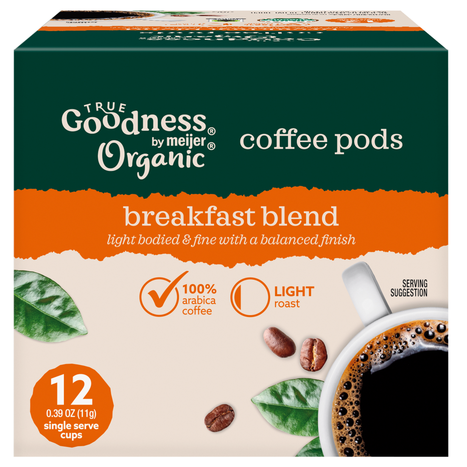 slide 4 of 8, True Goodness Org Coffee Pod Breakfast B- 12 ct, 12 ct