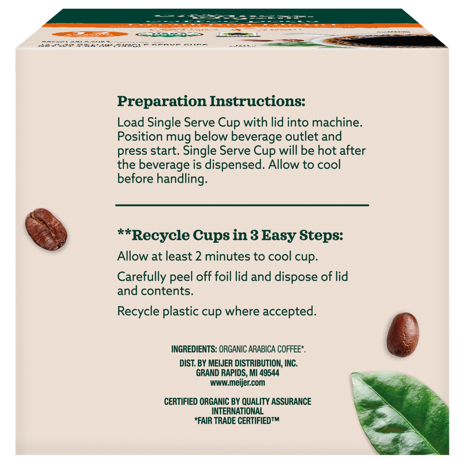 slide 5 of 8, True Goodness Org Coffee Pod Breakfast B- 12 ct, 12 ct