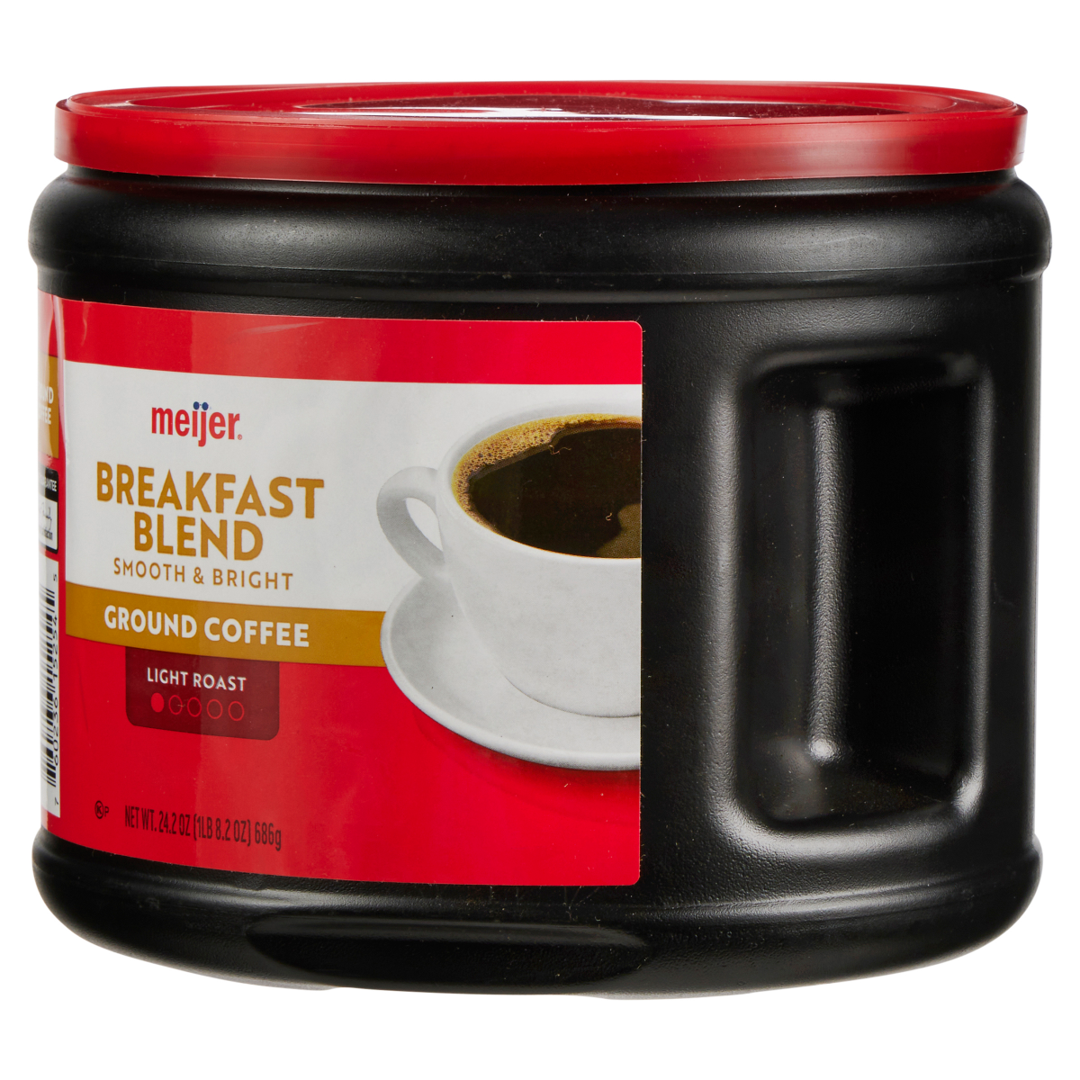 slide 4 of 8, Meijer Breakfast Blend Ground Coffee - 24.2 oz, 24.2 oz