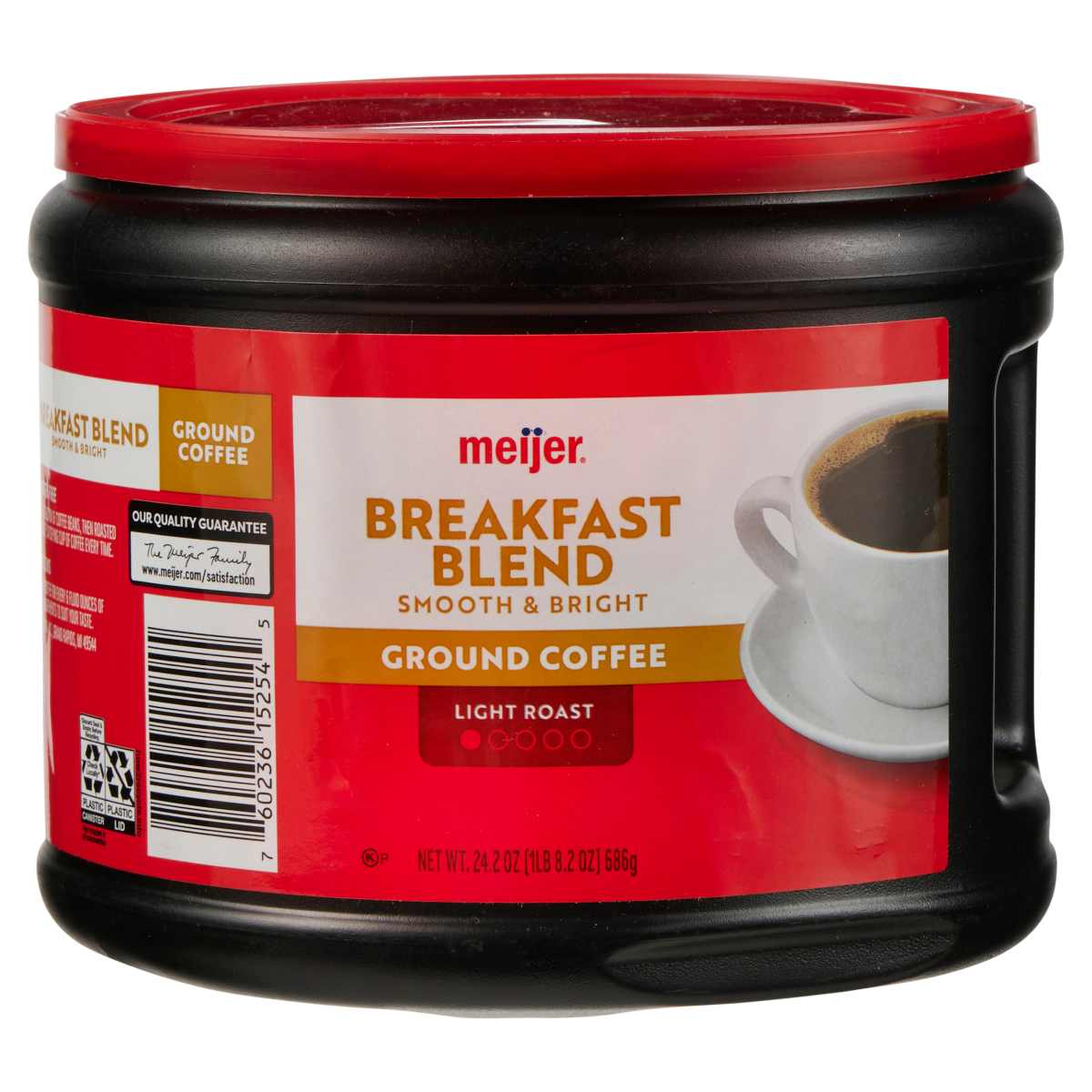 slide 5 of 8, Meijer Breakfast Blend Ground Coffee - 24.2 oz, 24.2 oz