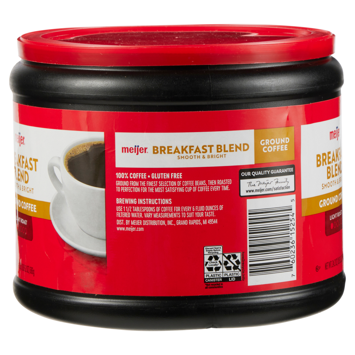 slide 7 of 8, Meijer Breakfast Blend Ground Coffee - 24.2 oz, 24.2 oz