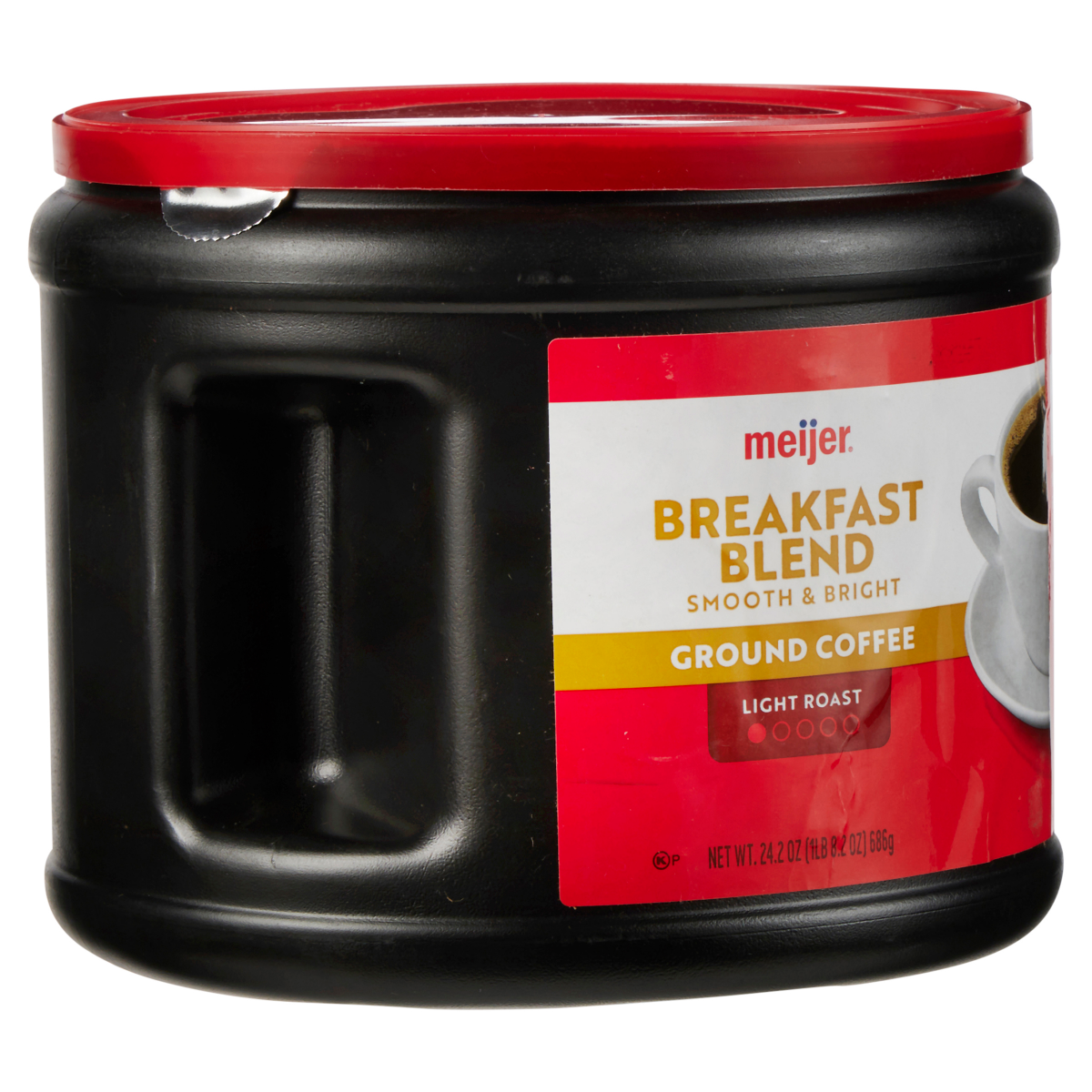 slide 8 of 8, Meijer Breakfast Blend Ground Coffee - 24.2 oz, 24.2 oz