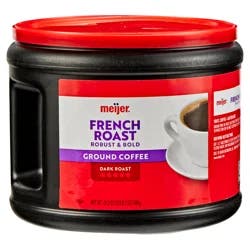 Meijer French Roast Ground Coffee, 24.2 oz