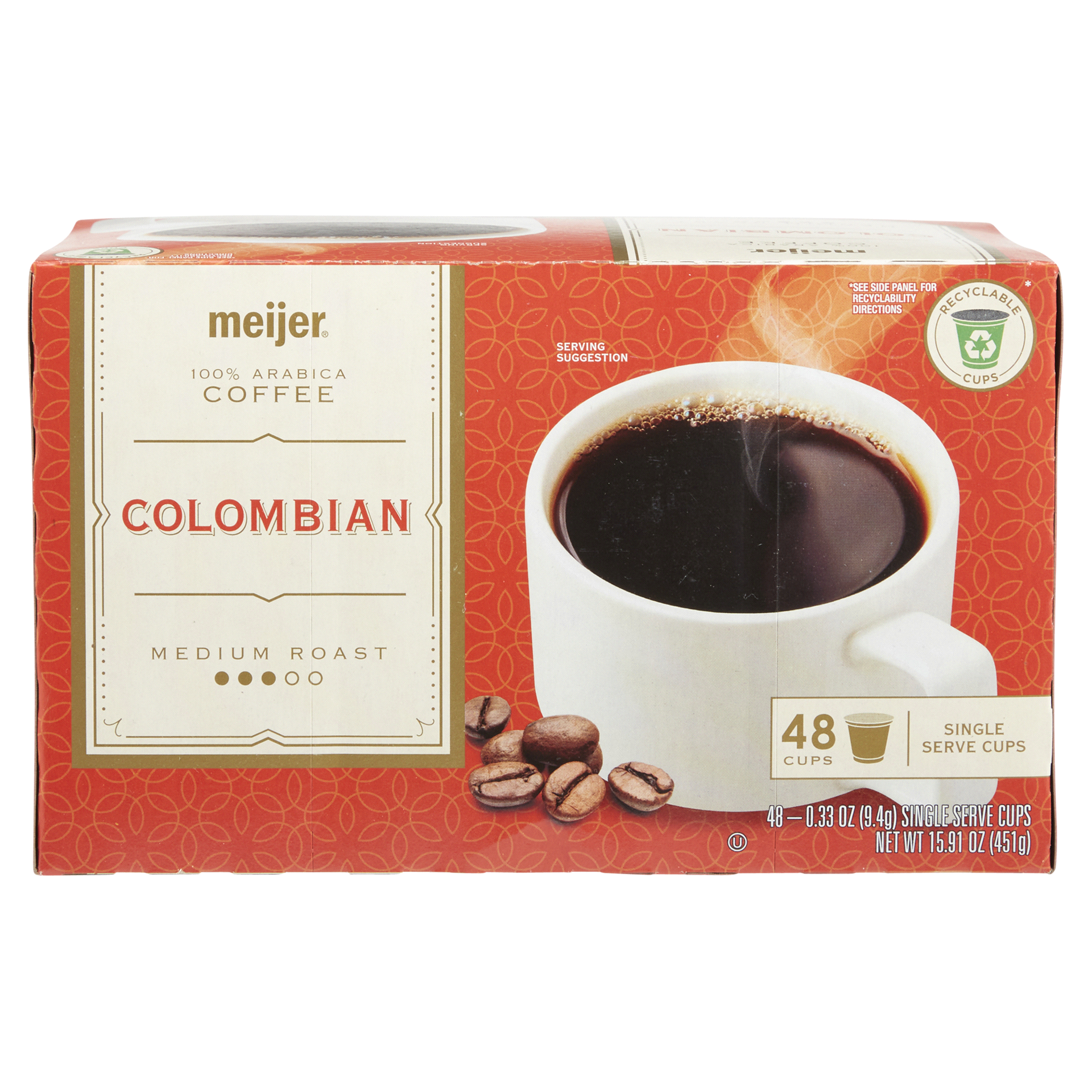 slide 17 of 29, Meijer Colombian Coffee Pod, 48 ct