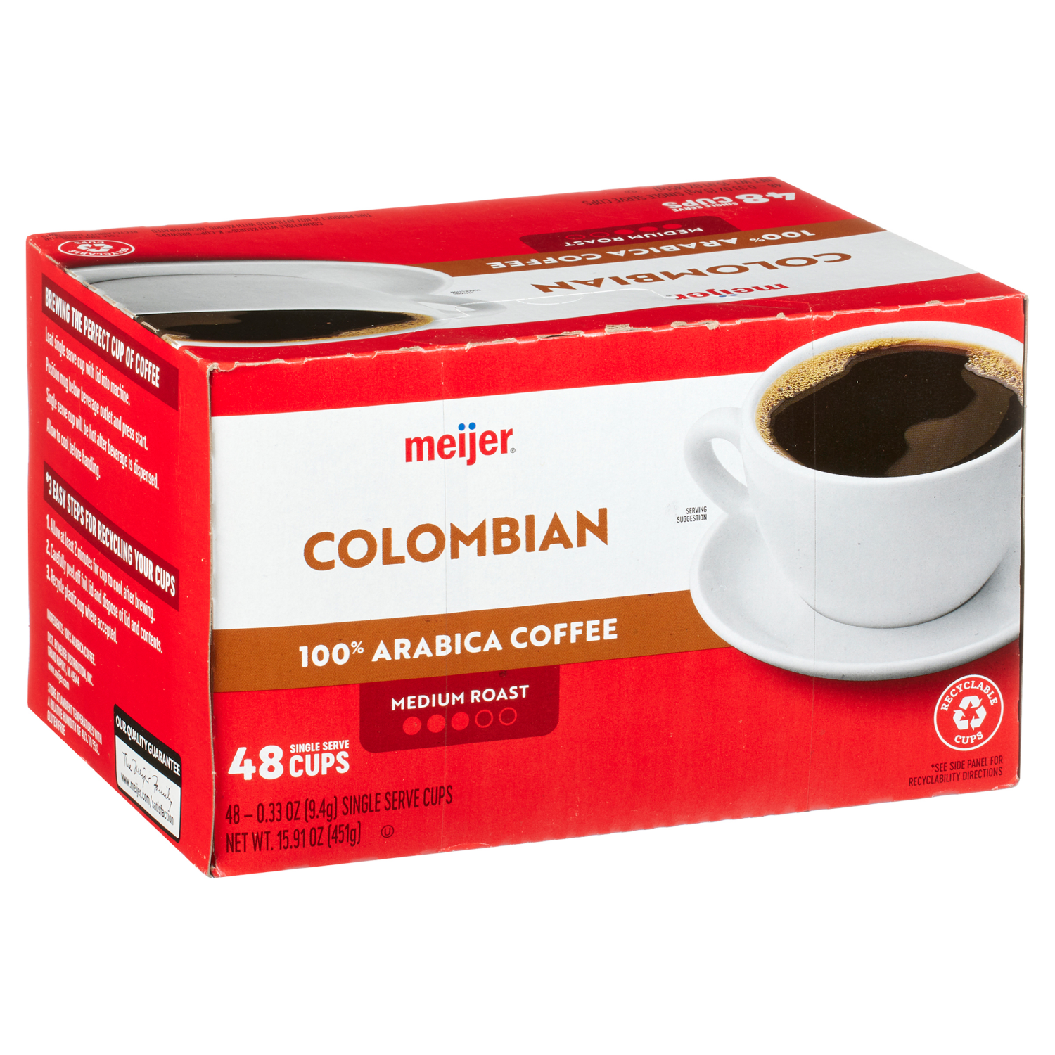 slide 4 of 5, Meijer Colombian Coffee Pod - 48 ct, 48 ct