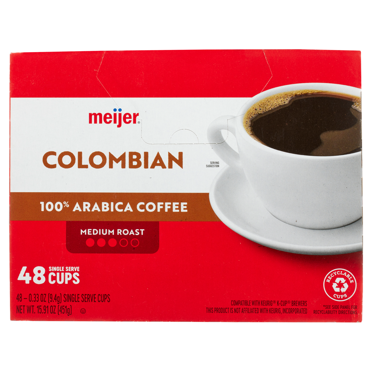 slide 5 of 5, Meijer Colombian Coffee Pod - 48 ct, 48 ct