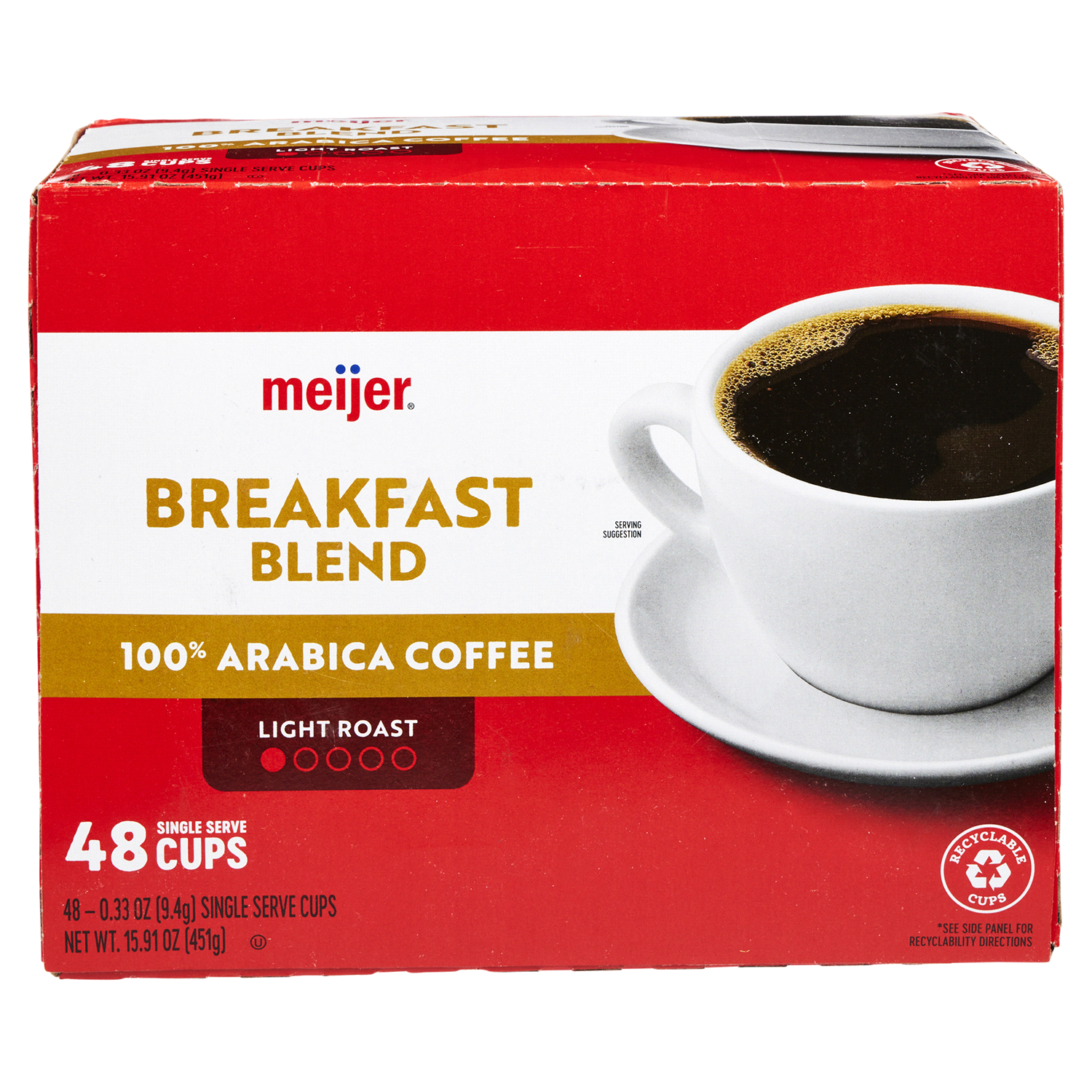 slide 1 of 5, Meijer Breakfast Blend Coffee Pods - 48 ct, 48 ct