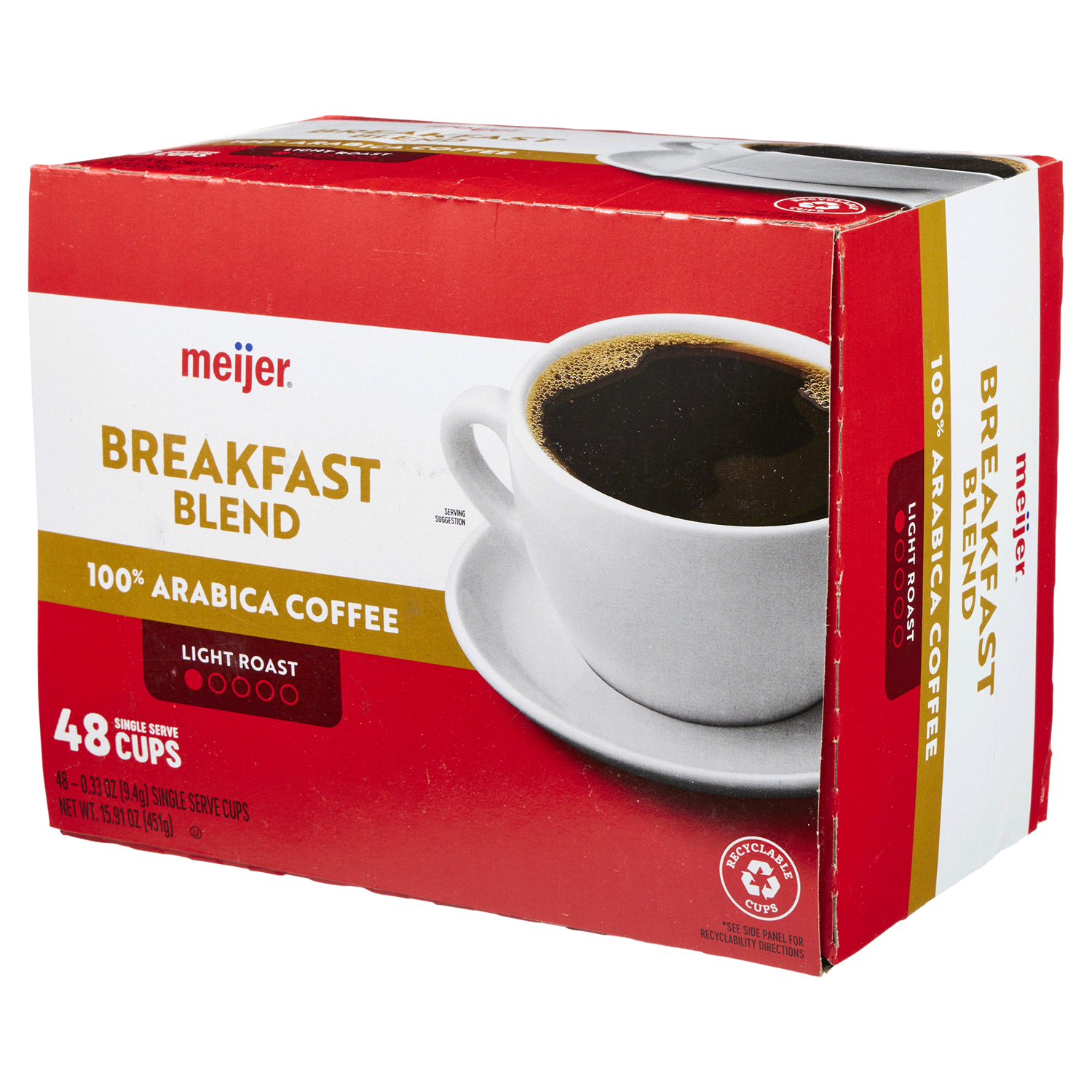 slide 4 of 5, Meijer Breakfast Blend Coffee Pods - 48 ct, 48 ct