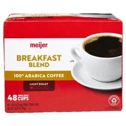 Meijer Breakfast Blend Coffee Pods - 48 ct