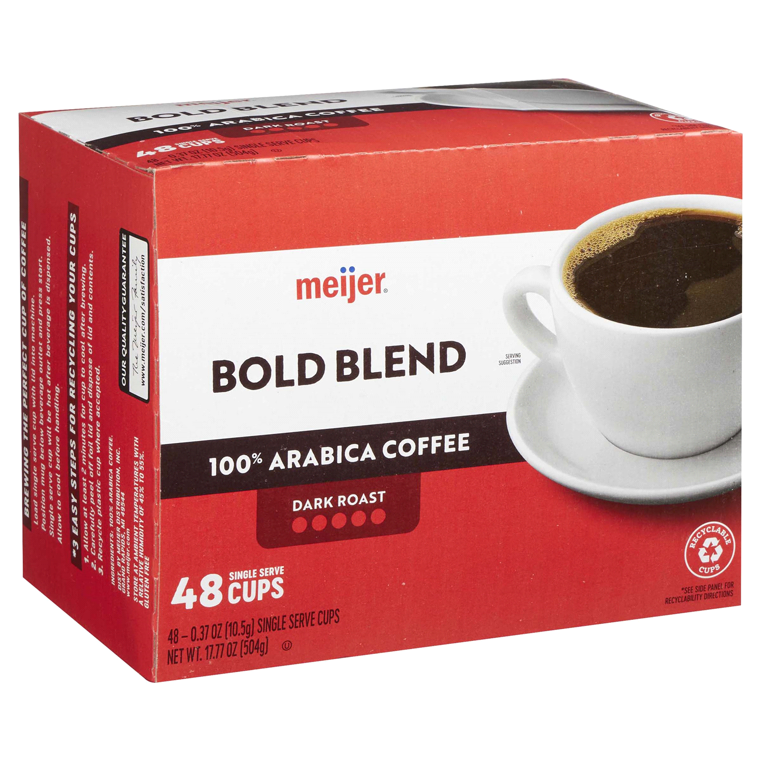 slide 4 of 5, Meijer Bold Coffee Pods - 48 ct, 48 ct