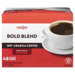 Meijer Bold Coffee Pods - 48 ct