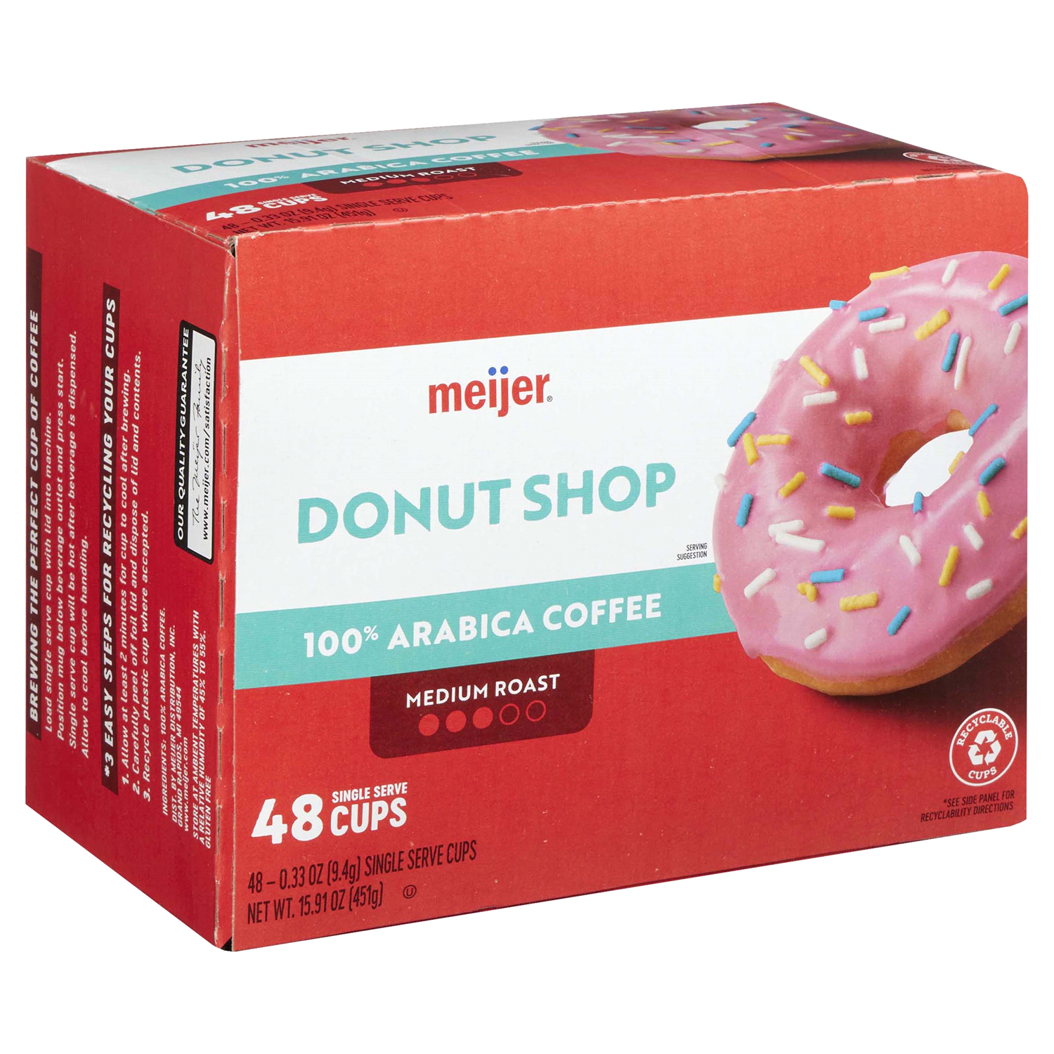 slide 4 of 5, Meijer Pods Donut Shop, 48 ct