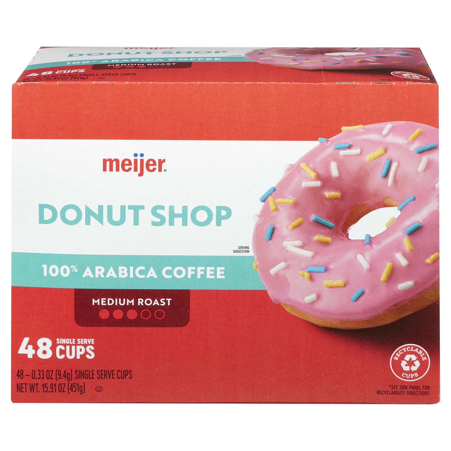 slide 1 of 5, Meijer Pods Donut Shop, 48 ct