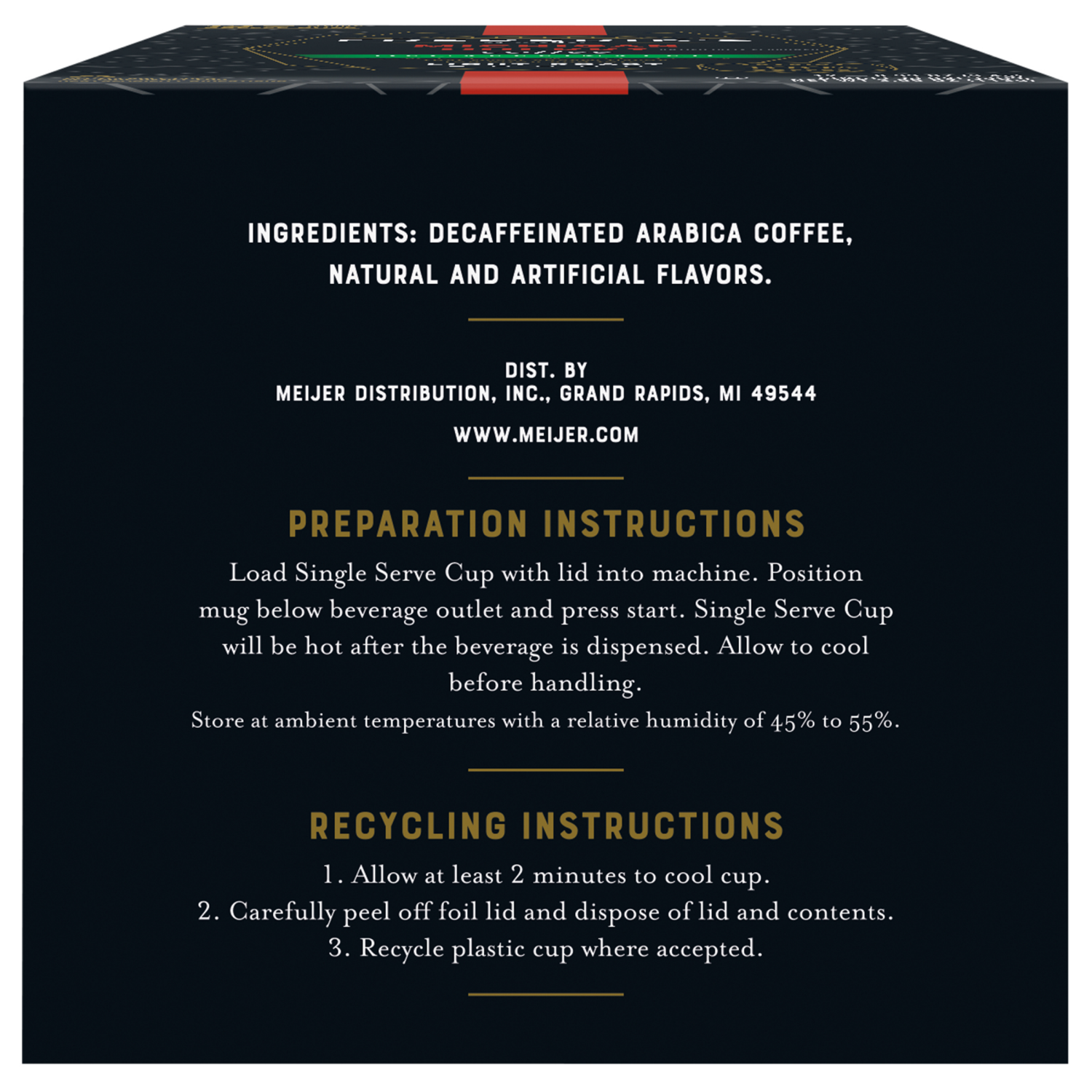 slide 3 of 5, FREDERIKS BY MEIJER Frederik’S By Meijer Decaf Michigan Cherry Coffee Pods - 12 ct, 12 ct