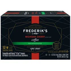 FREDERIKS BY MEIJER Frederik’S By Meijer Decaf Michigan Cherry Coffee Pods - 12 ct