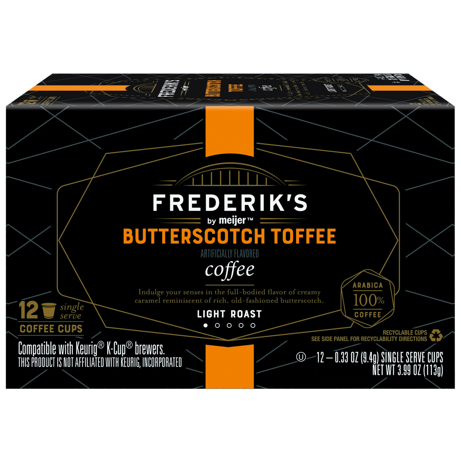 slide 1 of 5, Frederiks Pods Butterscotch Toffee - 12 ct, 12 ct