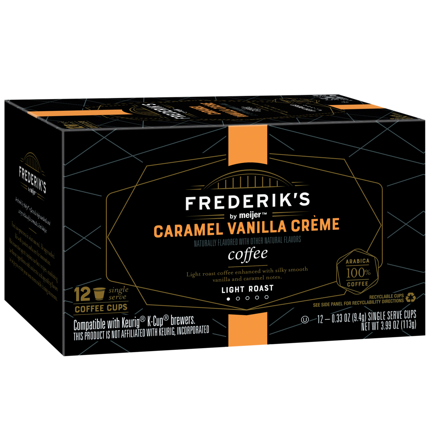 slide 4 of 5, FREDERIKS BY MEIJER Frederik’S Caramel Vanilla Cream Coffee Pods - 12 ct, 12 ct