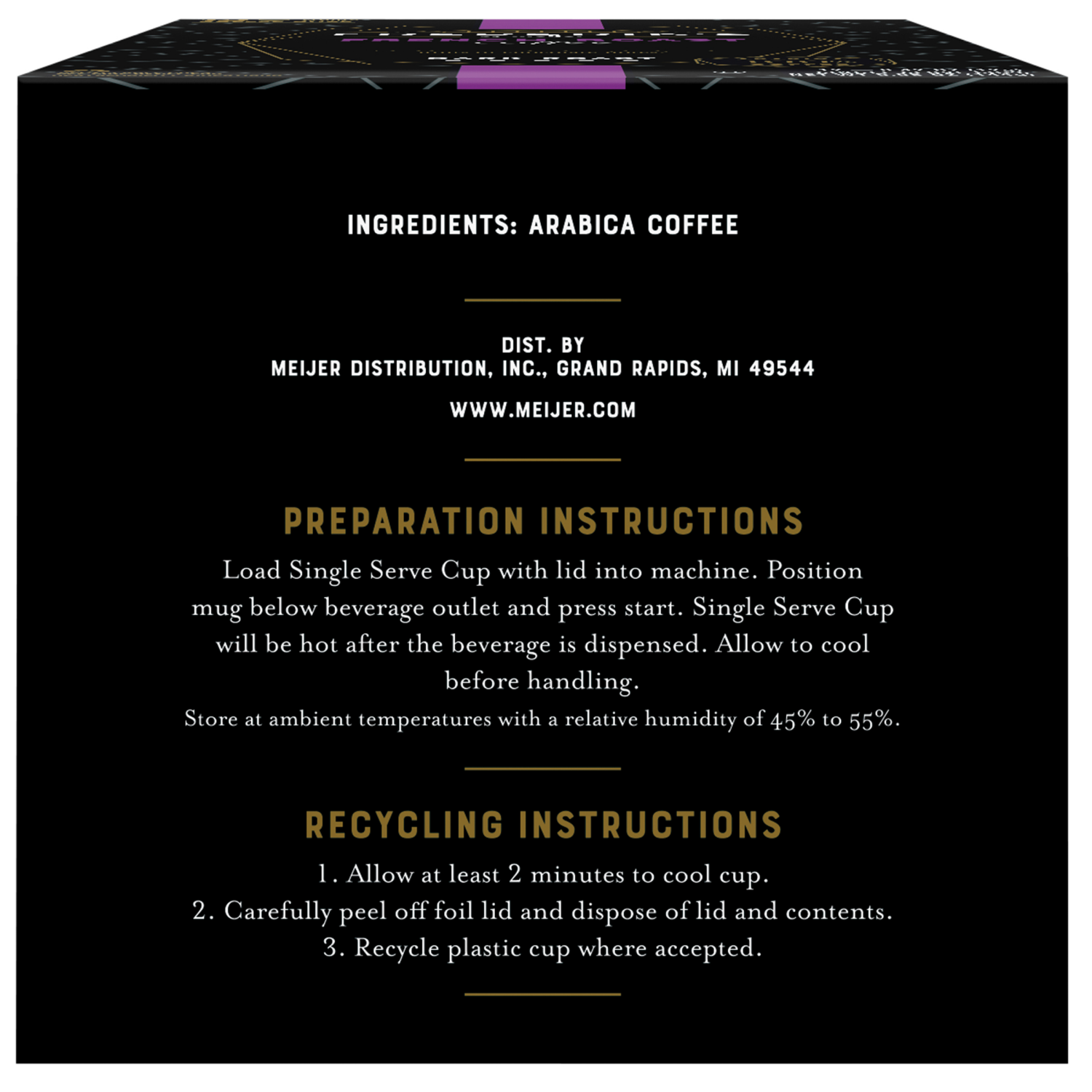 slide 5 of 8, FREDERIKS BY MEIJER Frederik’s by Meijer French Roast Coffee Pods - 12 ct, 12 ct