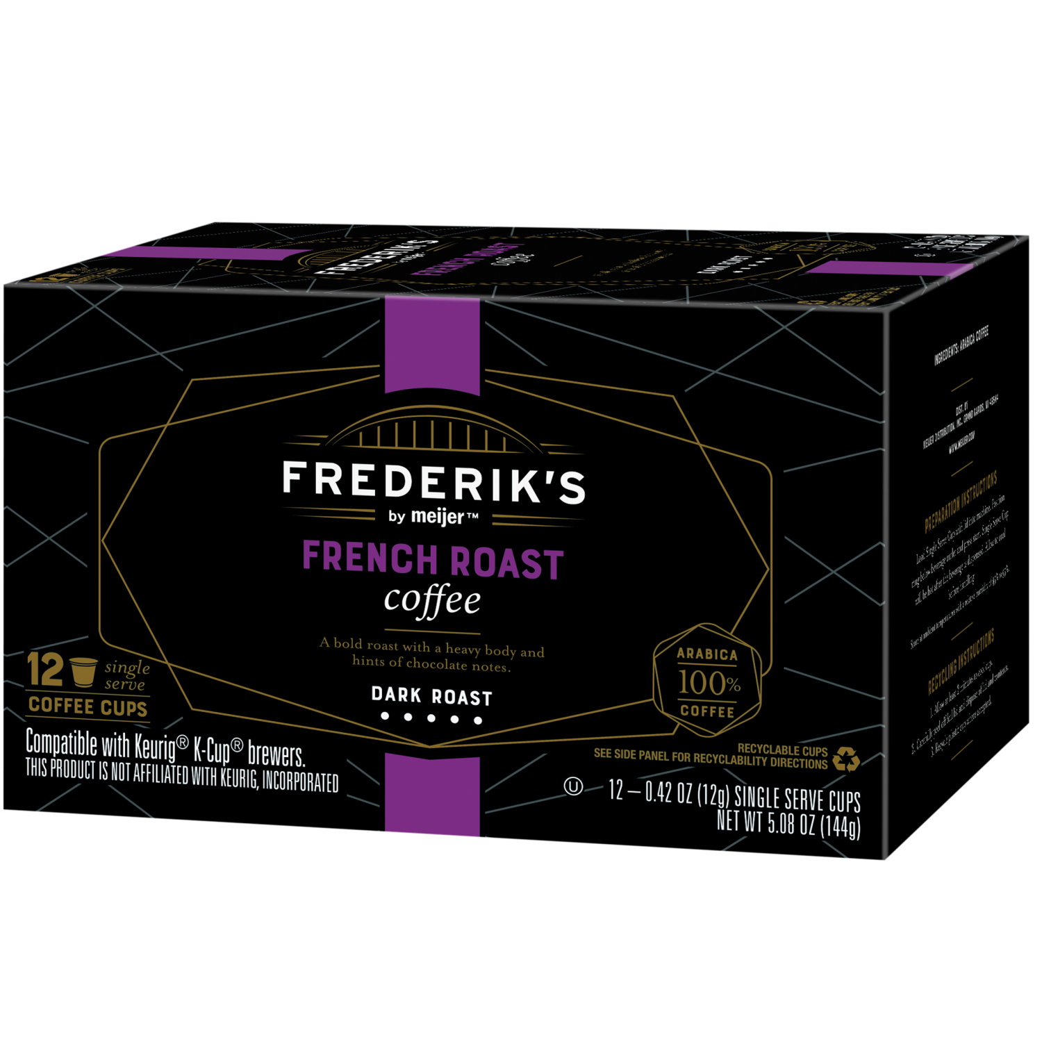 slide 7 of 8, FREDERIKS BY MEIJER Frederik’s by Meijer French Roast Coffee Pods - 12 ct, 12 ct