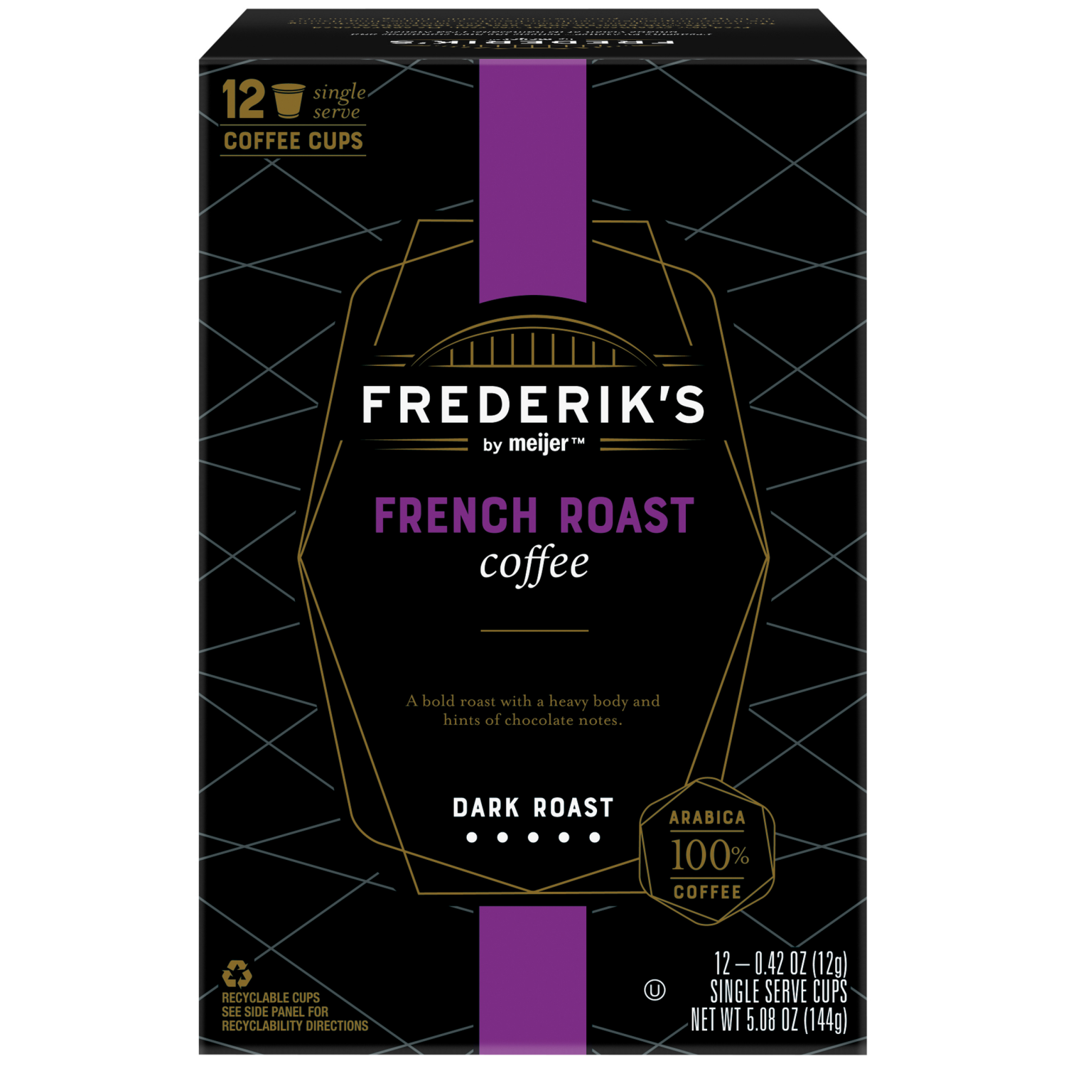slide 8 of 8, FREDERIKS BY MEIJER Frederik’s by Meijer French Roast Coffee Pods - 12 ct, 12 ct