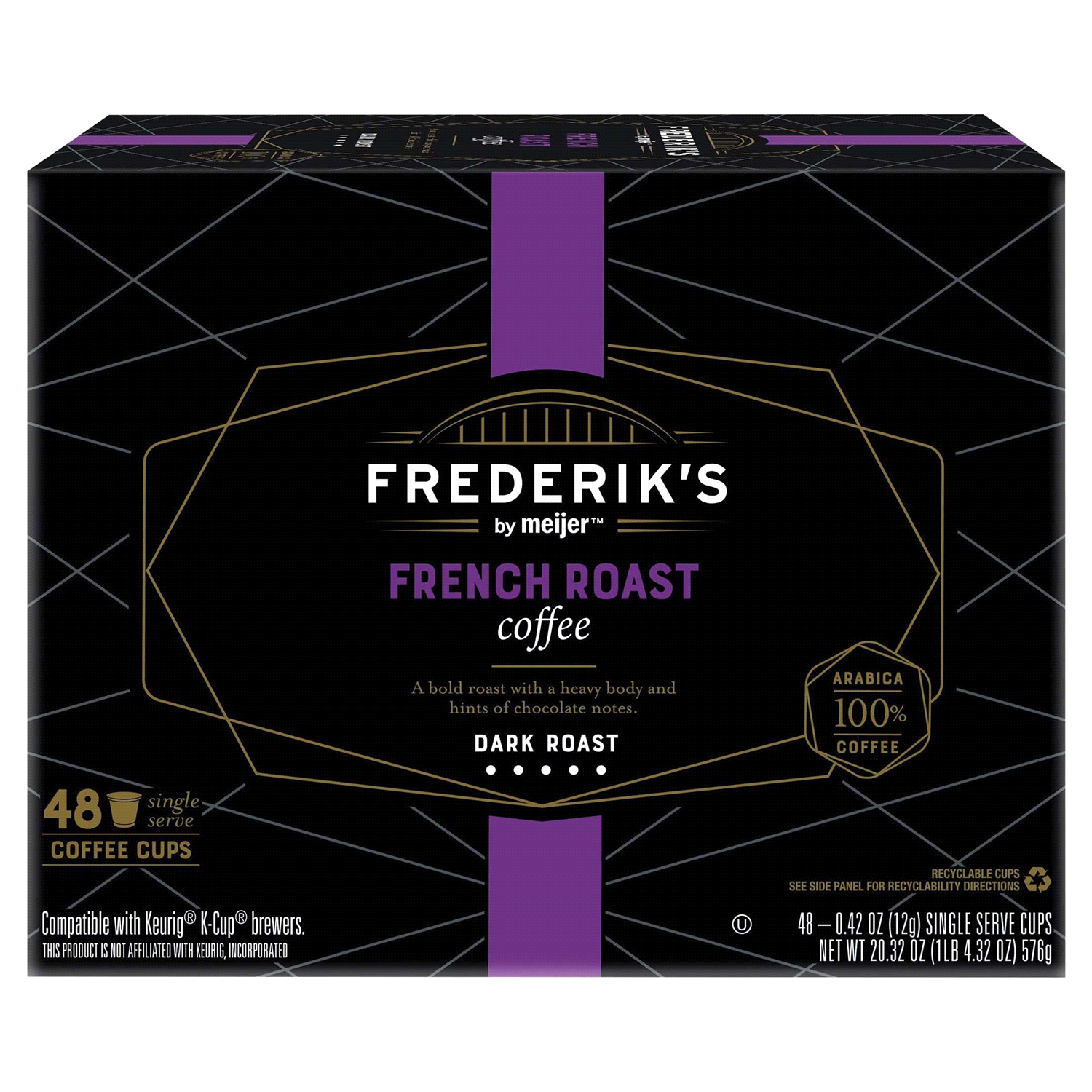 slide 1 of 5, Frederiks Pods French Roast - 48 ct, 48 ct
