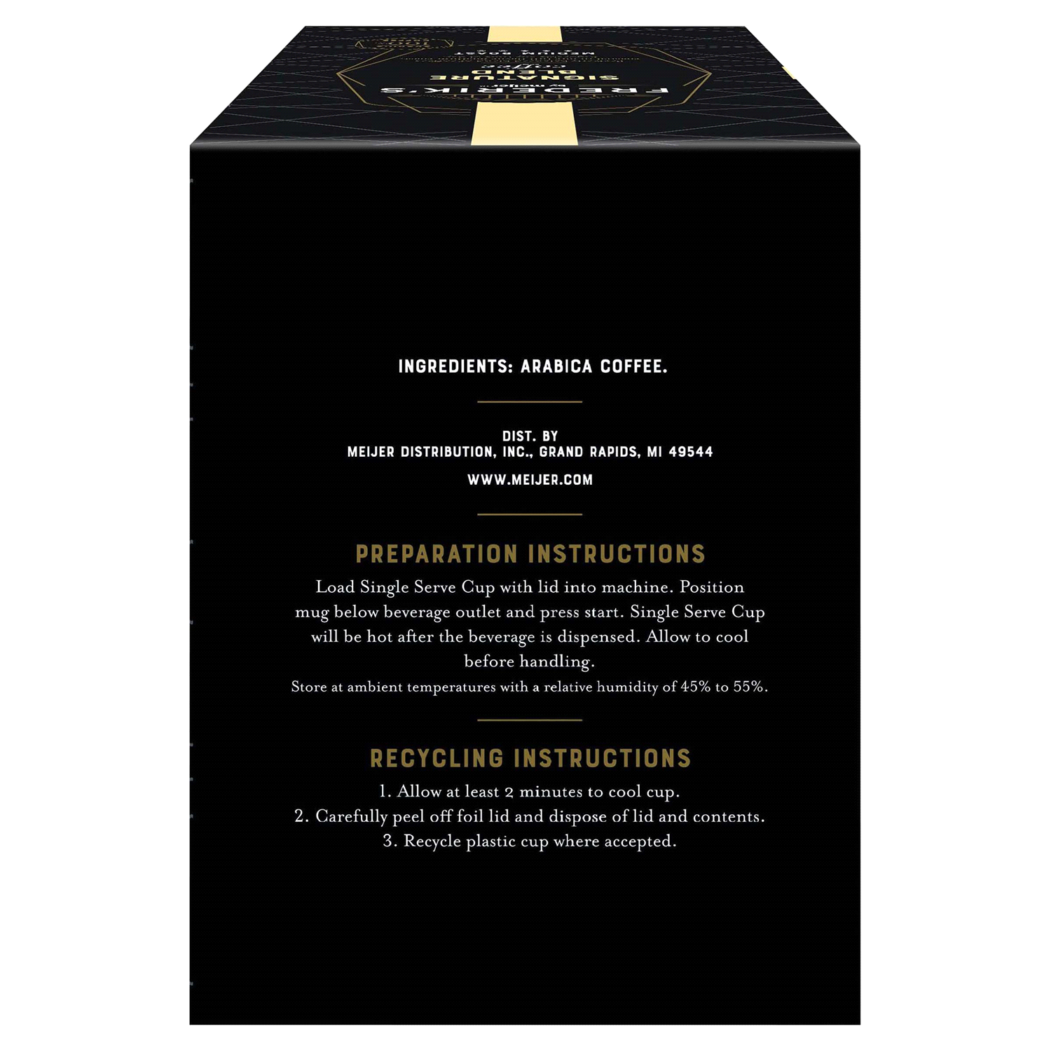 slide 3 of 5, Frederik's by Meijer Signature Blend Coffee Pods - 48 ct, 48 ct