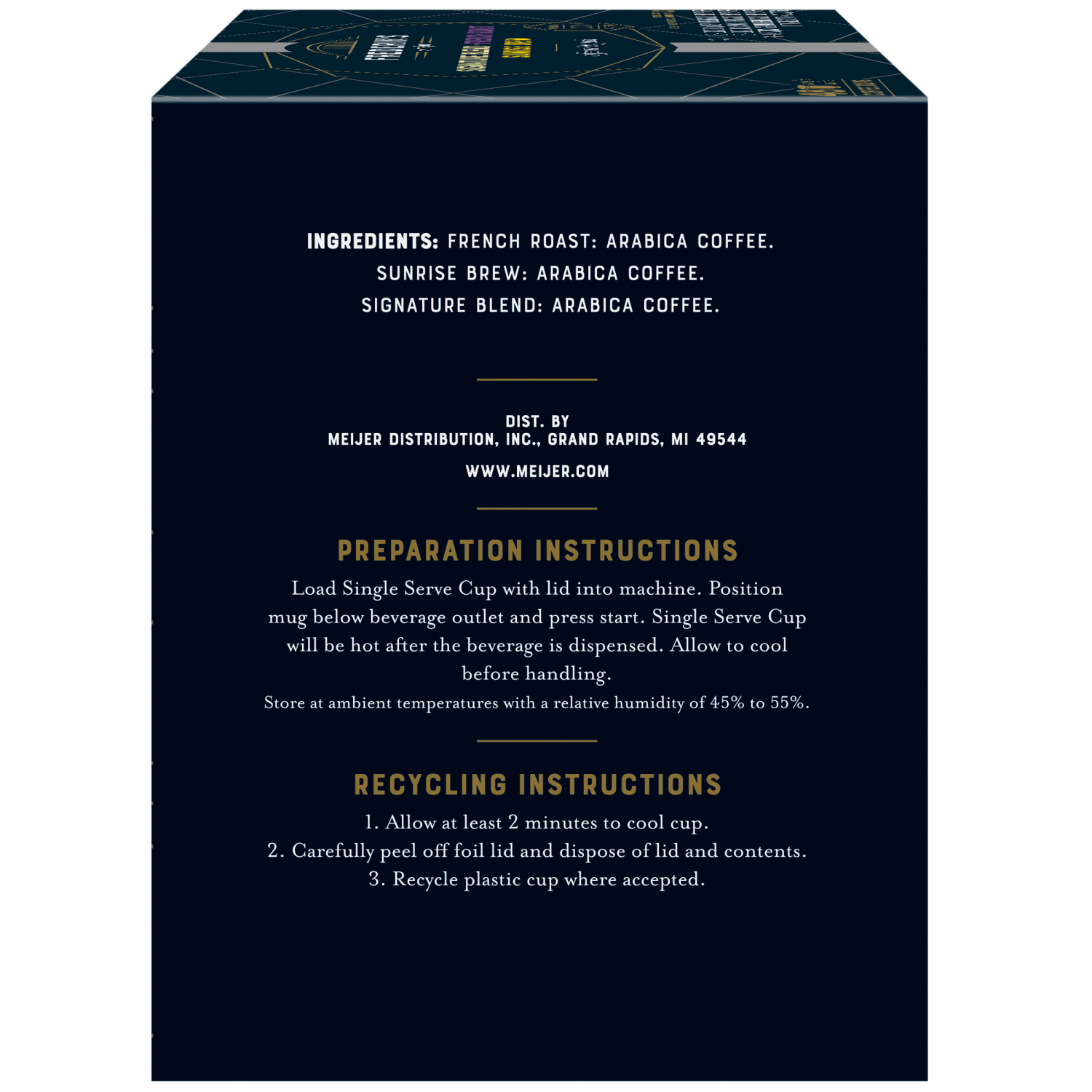 slide 2 of 5, Frederik’s by Meijer Variety Pack Coffee Pods - 48 ct, 48 ct